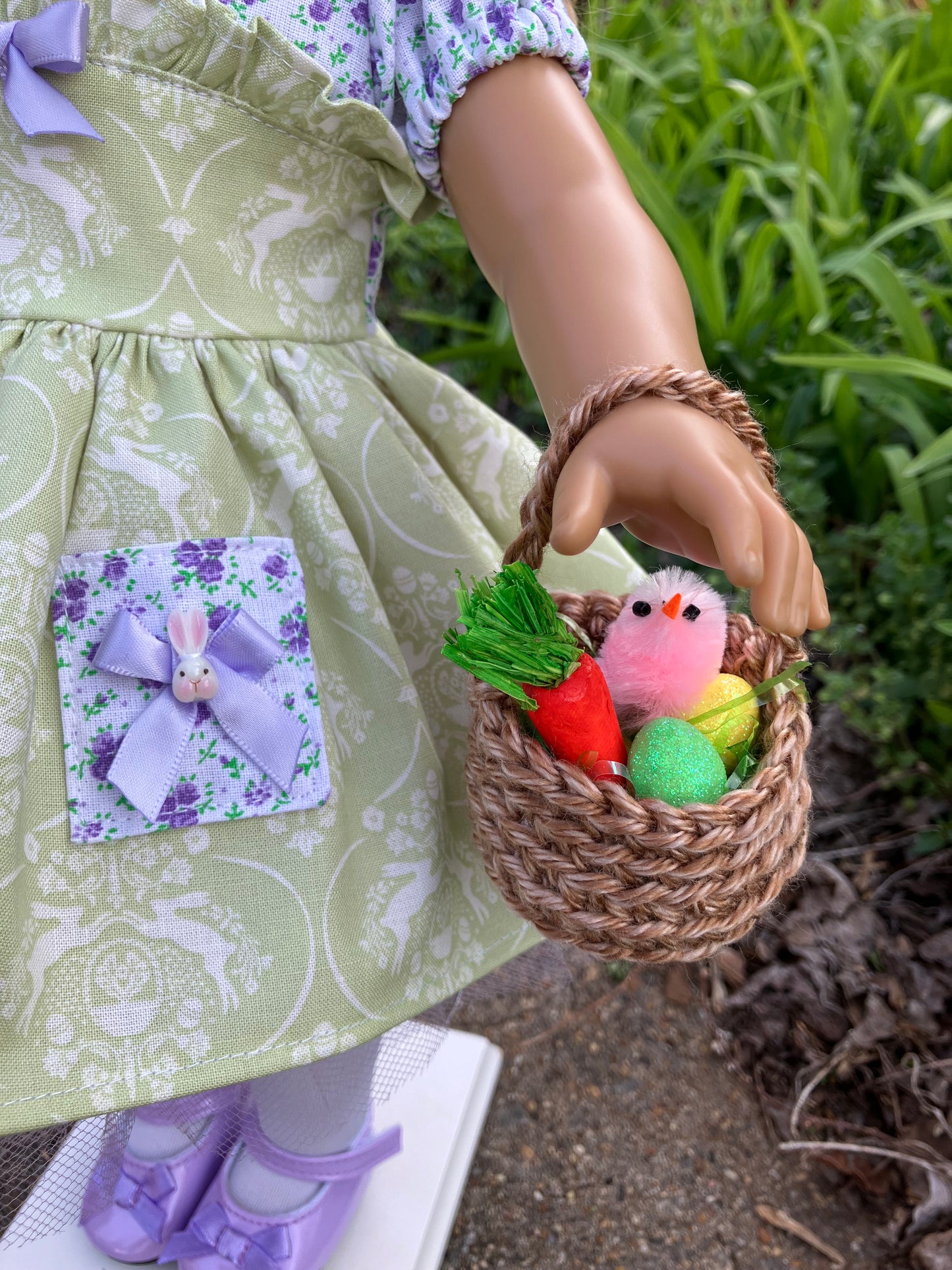 Easter Bunny Outfit for 18 Inch American Girl Doll