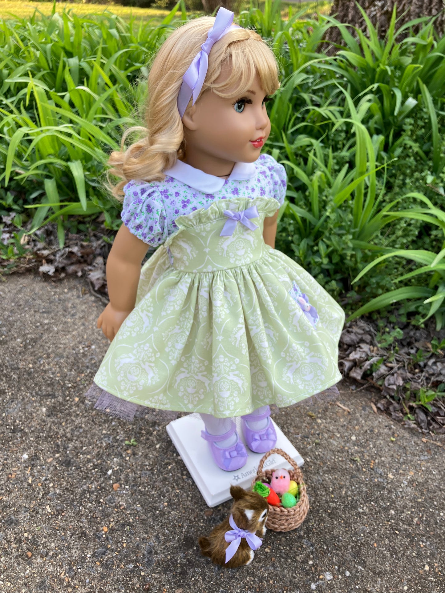 Easter Bunny Outfit for 18 Inch American Girl Doll