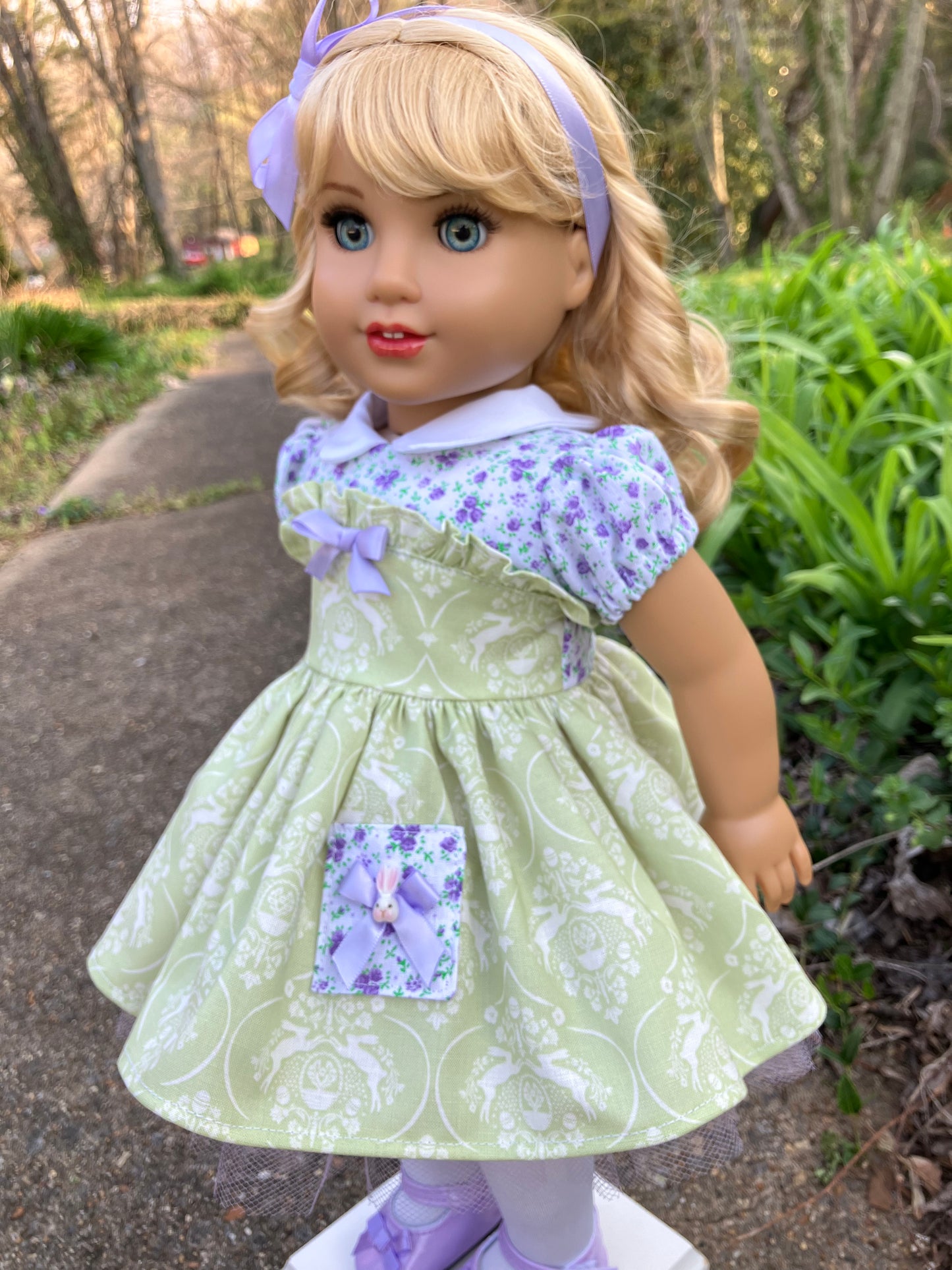 Easter Bunny Outfit for 18 Inch American Girl Doll