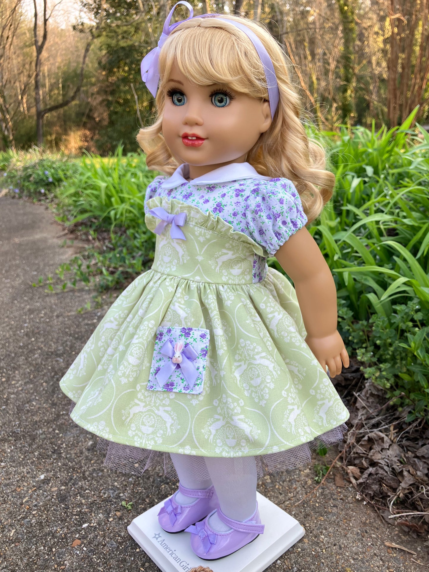 Easter Bunny Outfit for 18 Inch American Girl Doll