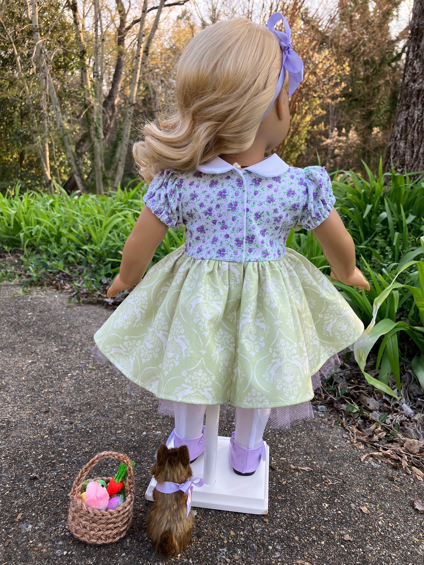 Easter Bunny Outfit for 18 Inch American Girl Doll