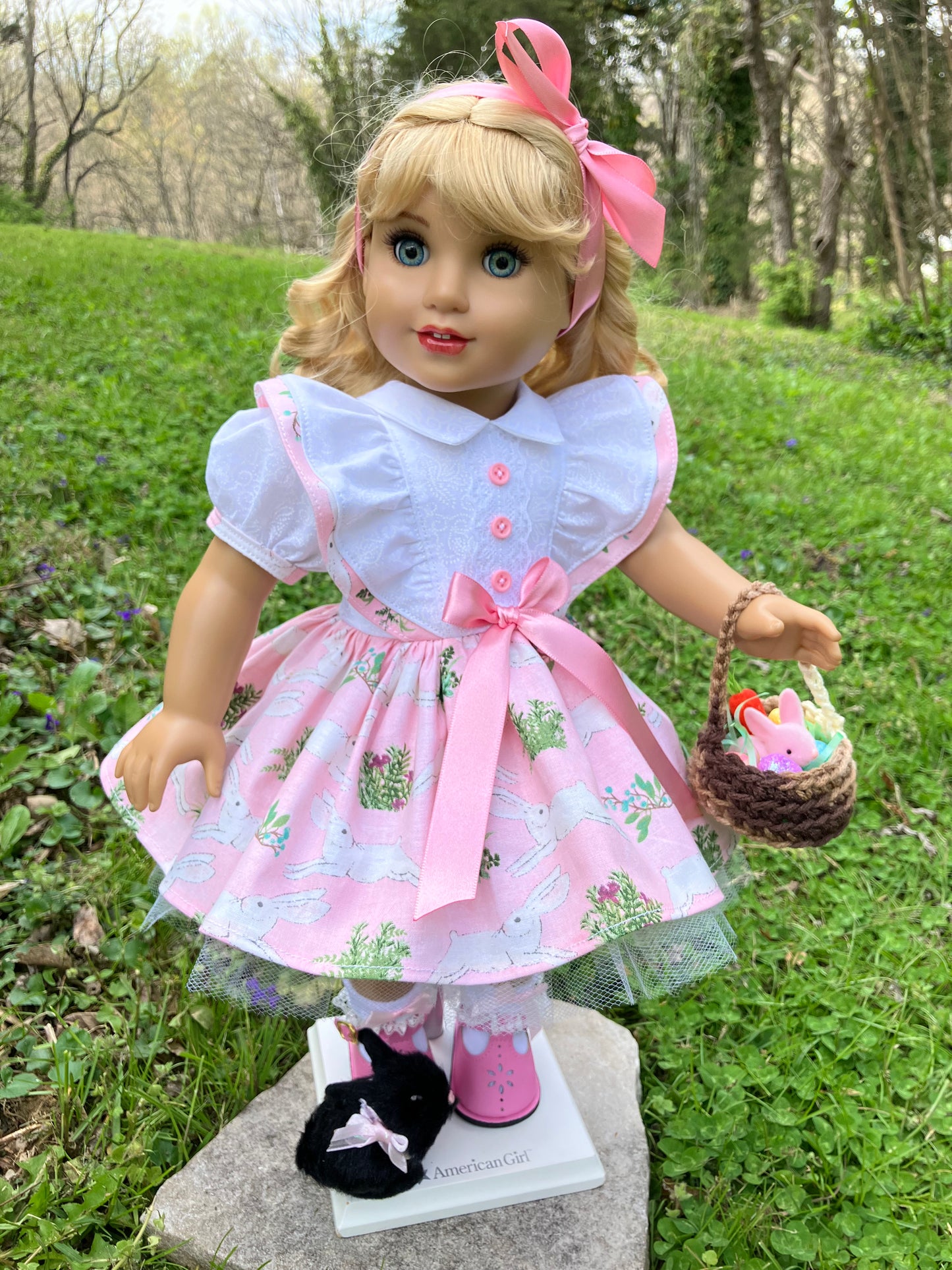 Easter Bunny Outfit for 18 Inch American Girl Doll