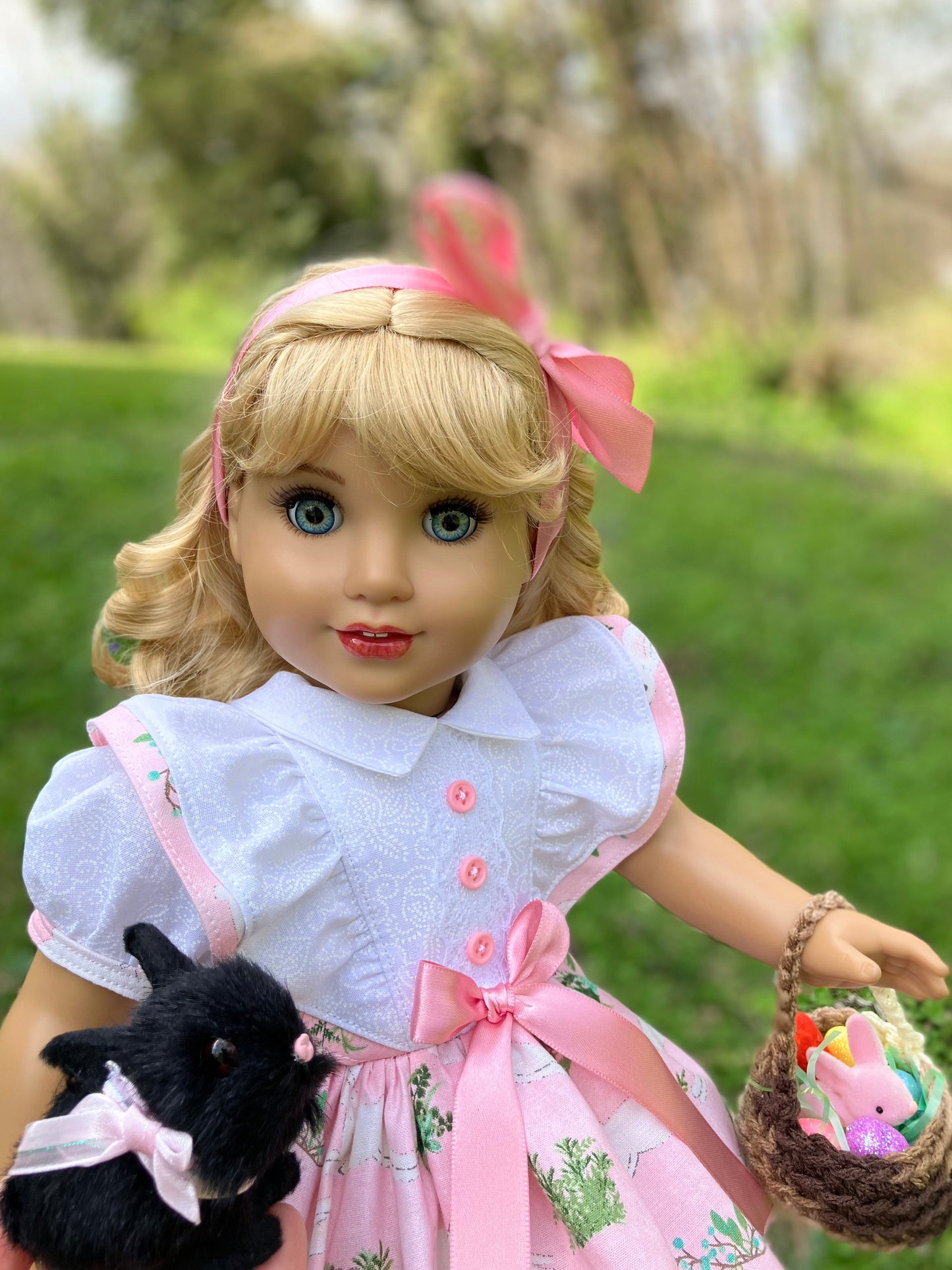 Easter Bunny Outfit for 18 Inch American Girl Doll