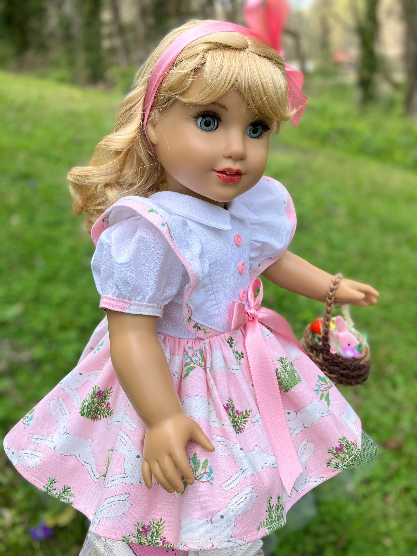 Easter Bunny Outfit for 18 Inch American Girl Doll