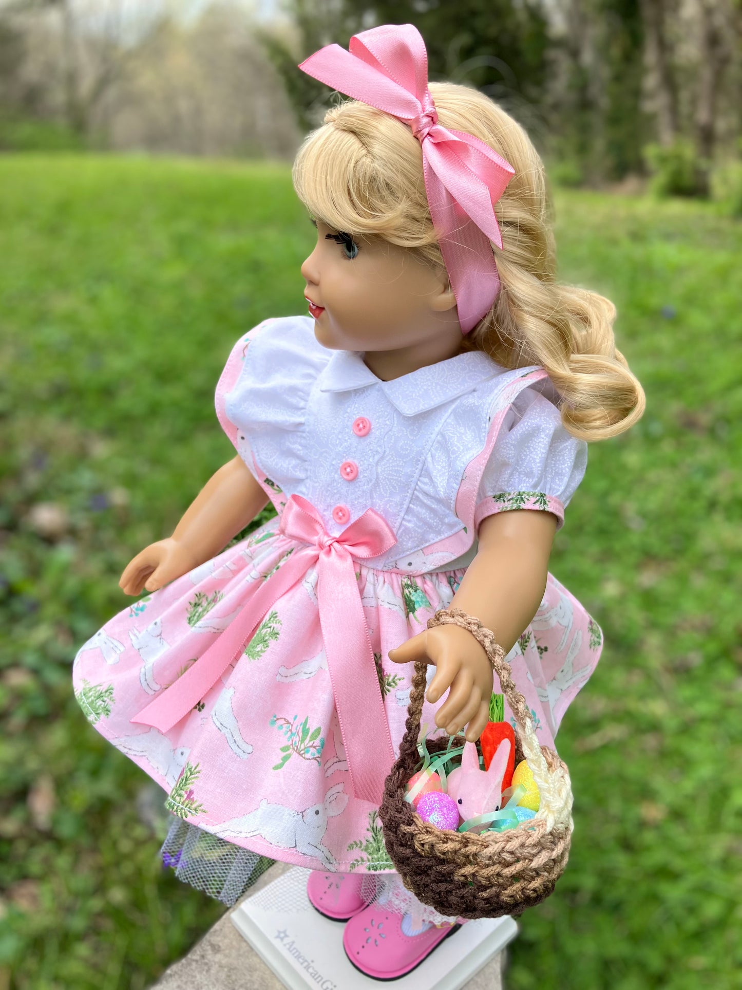 Easter Bunny Outfit for 18 Inch American Girl Doll