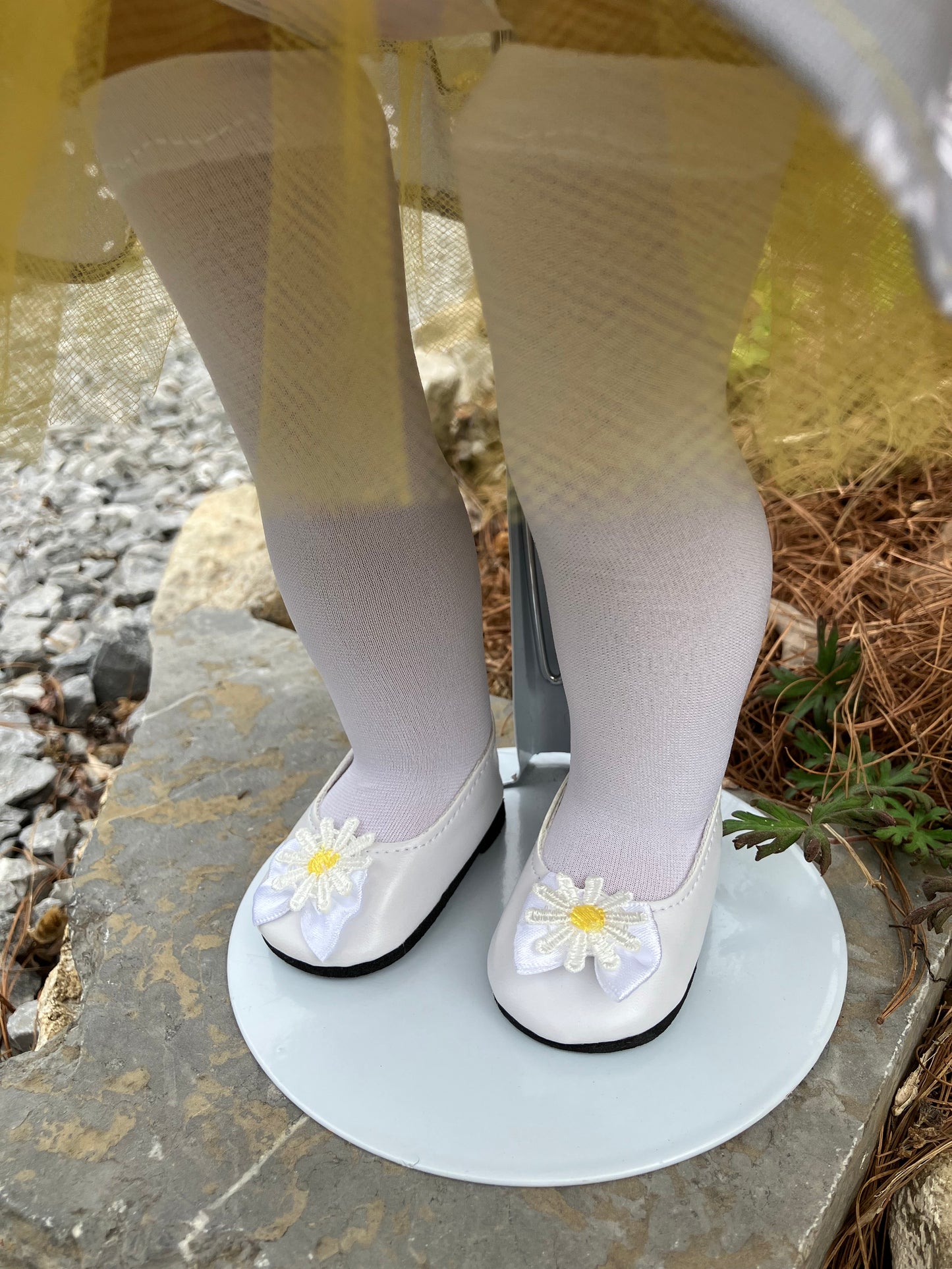 "Ducklings & Daisies" Easter Outfit for 18 Inch American Girl Doll