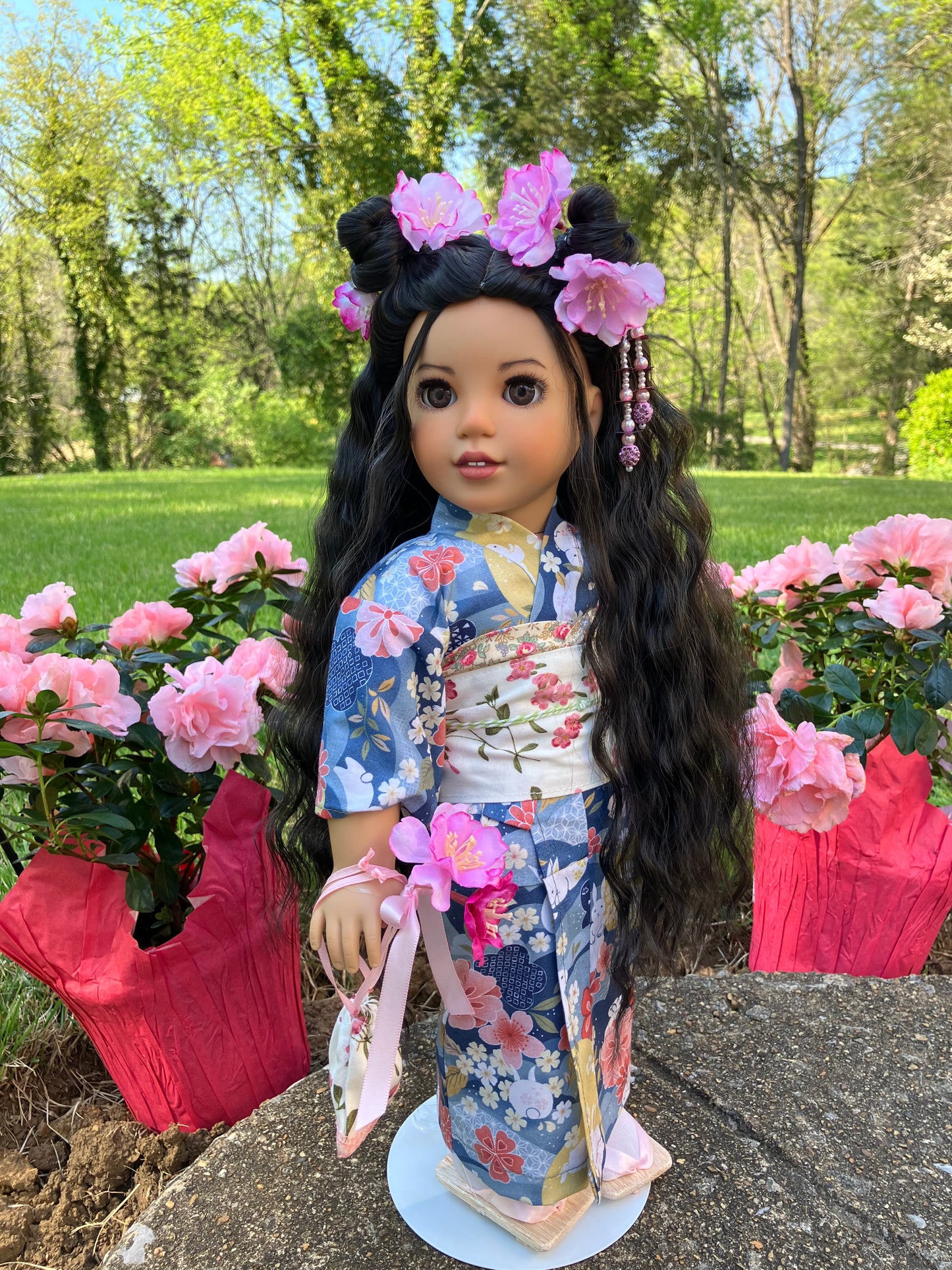 Custom Japanese American Girl Doll - Akemi