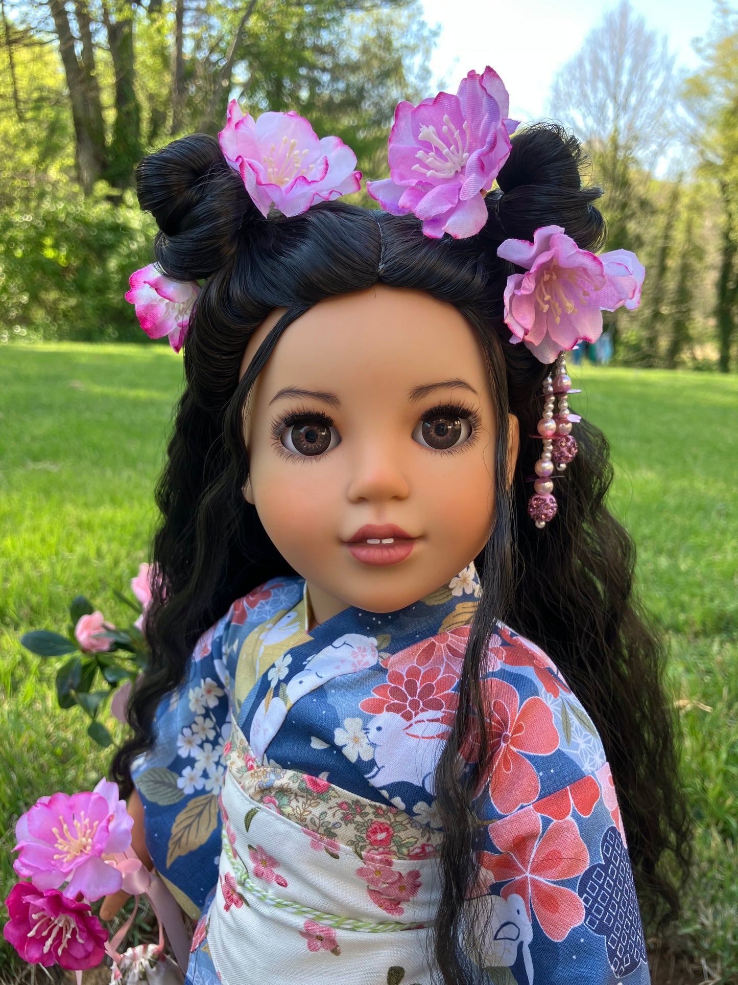Custom Japanese American Girl Doll - Akemi