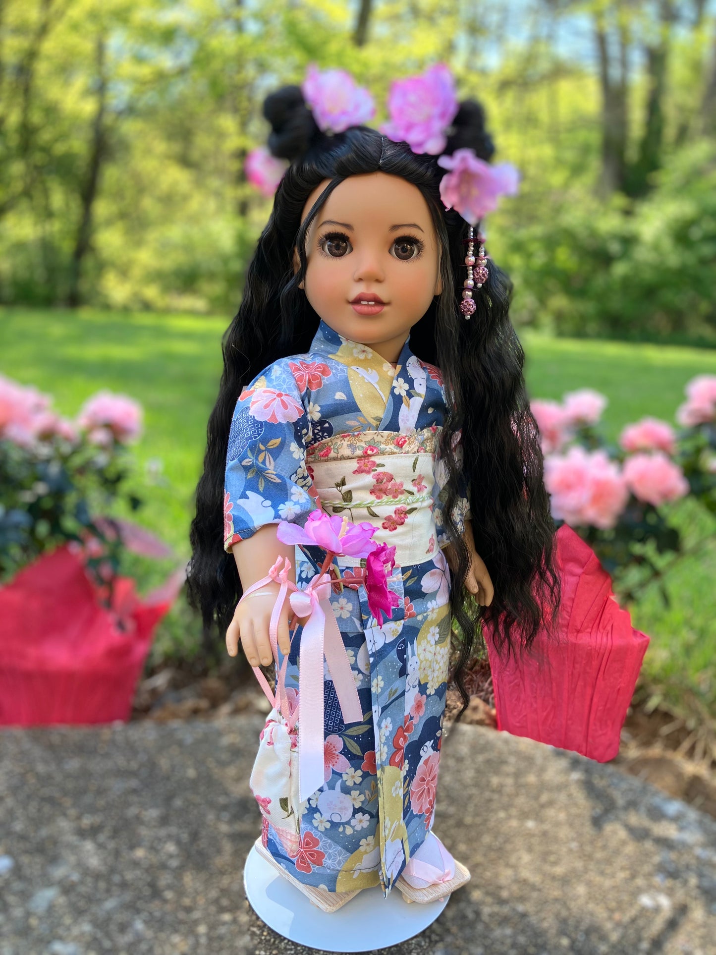Custom Japanese American Girl Doll - Akemi