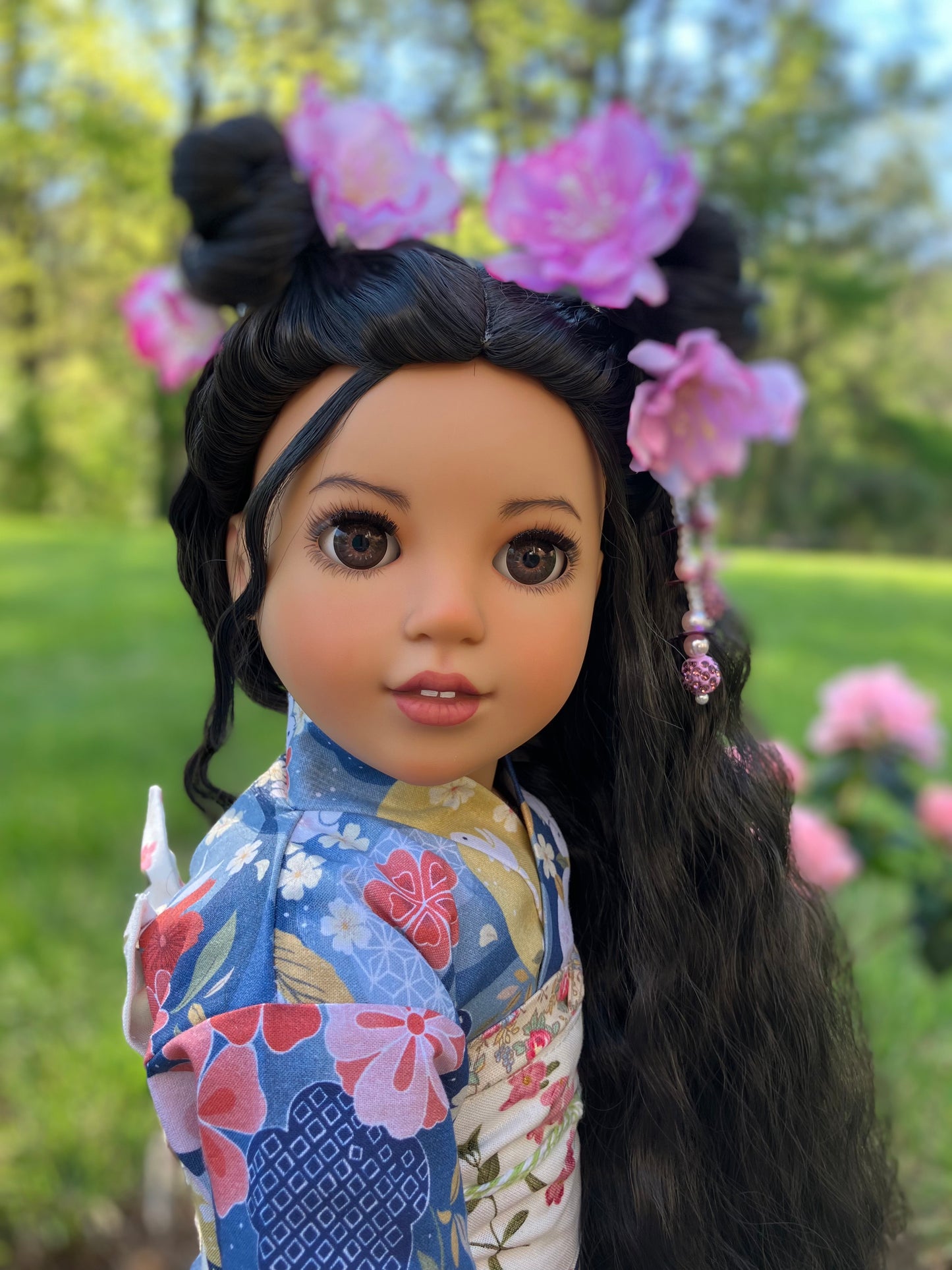 Custom Japanese American Girl Doll - Akemi
