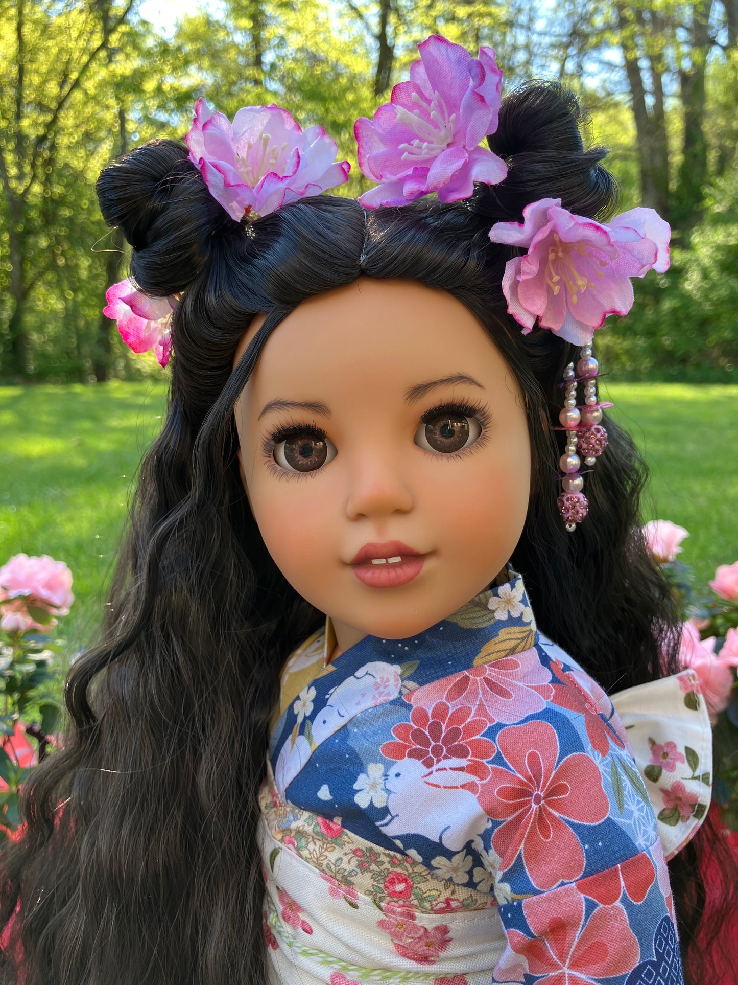 Custom Japanese American Girl Doll - Akemi