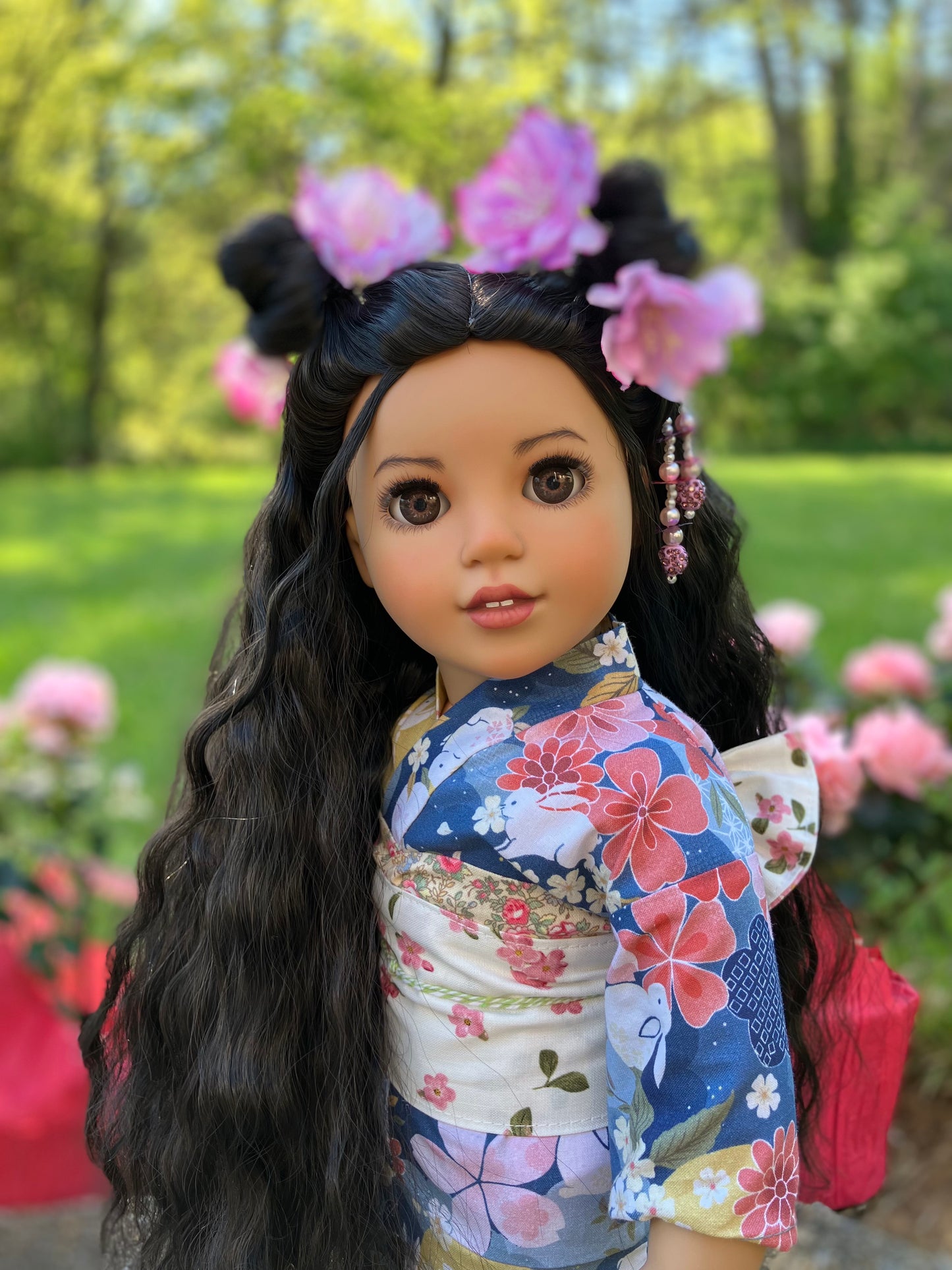 Custom Japanese American Girl Doll - Akemi