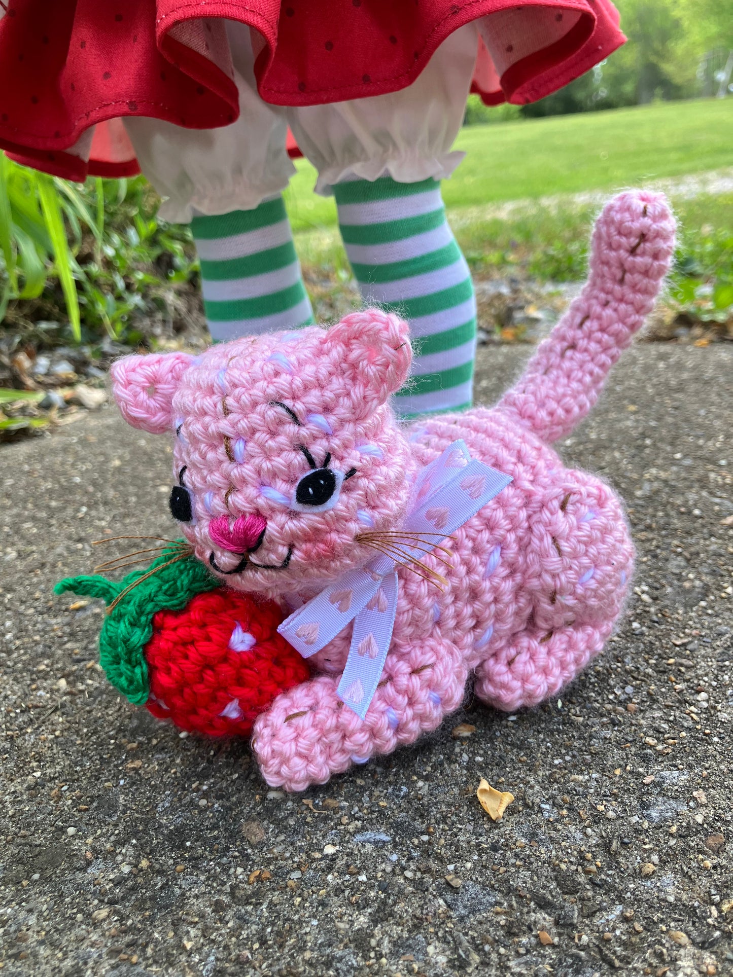 Custom American Girl Doll - Strawberry Shortcake & Her Kitten