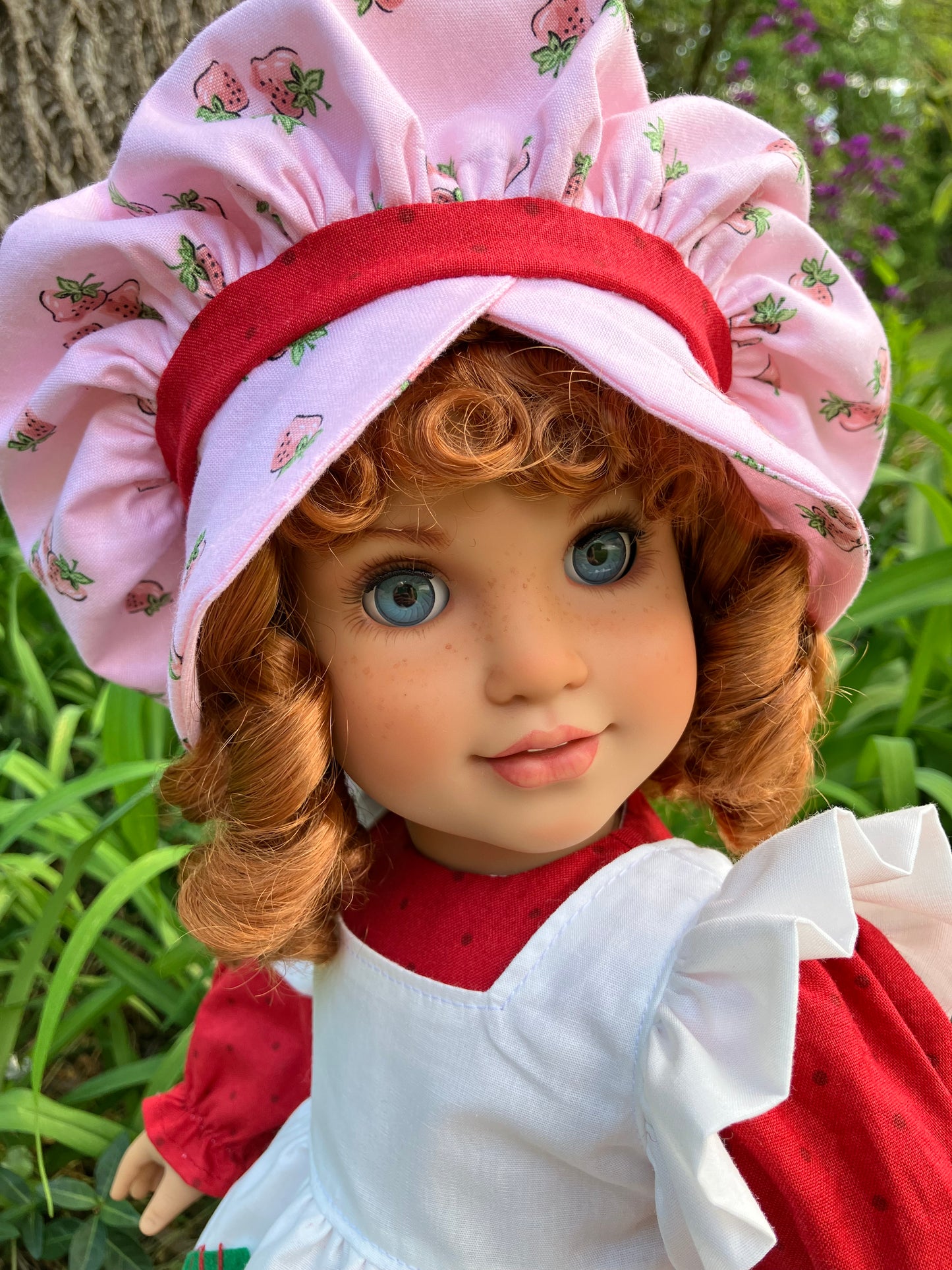 Custom American Girl Doll - Strawberry Shortcake & Her Kitten