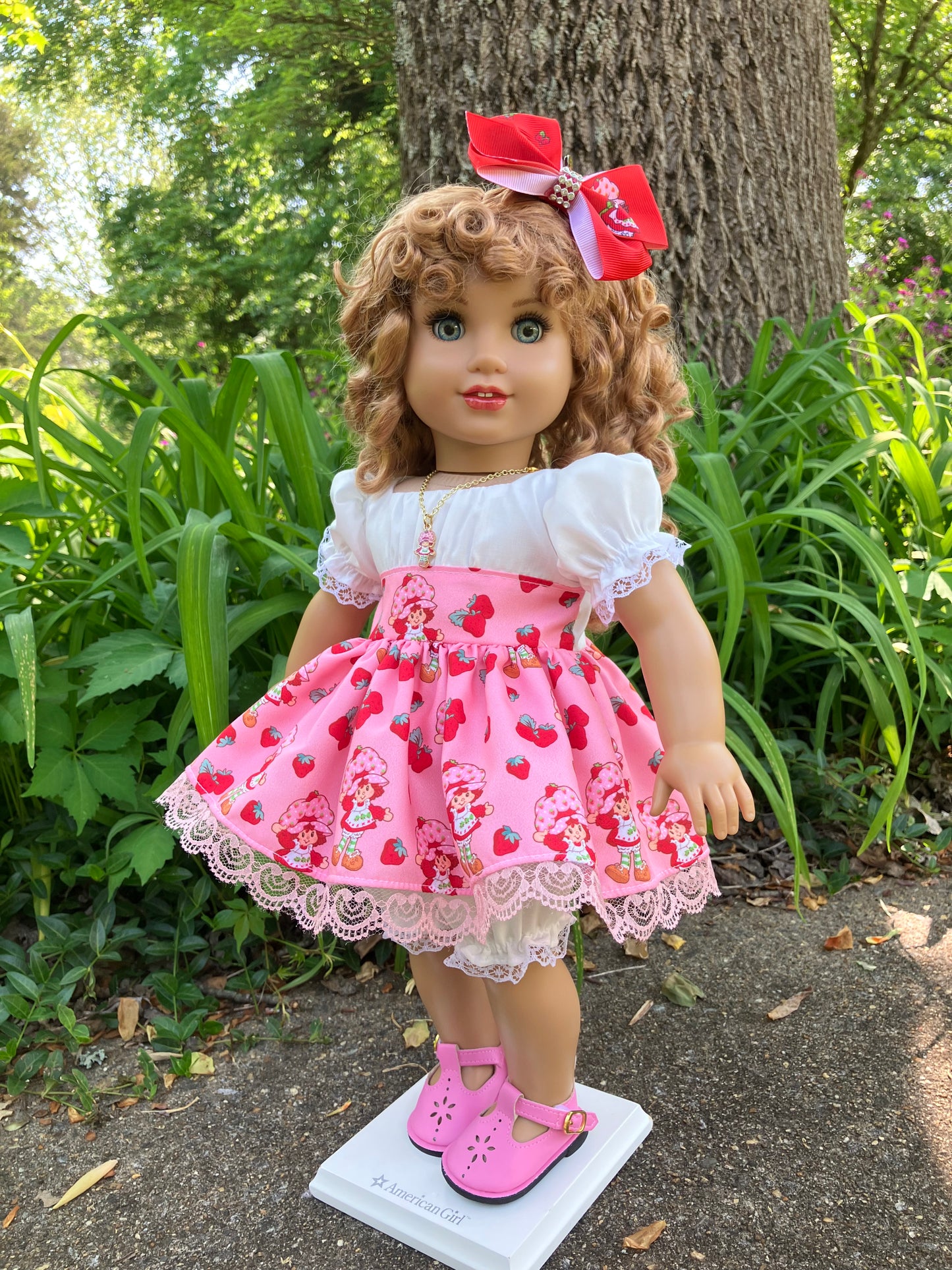 Strawberry Shortcake Outfit for 18 Inch Doll