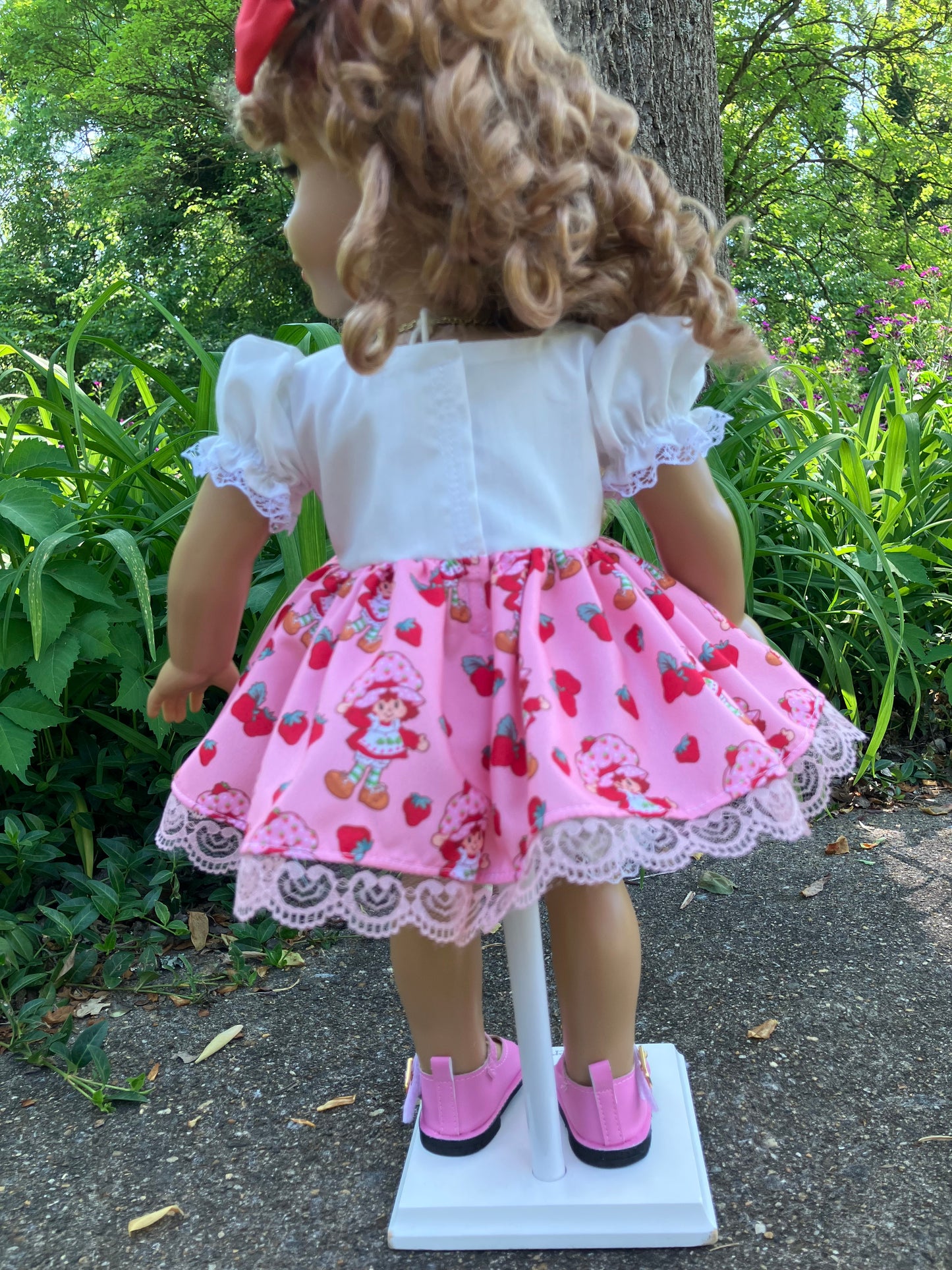 Strawberry Shortcake Outfit for 18 Inch Doll
