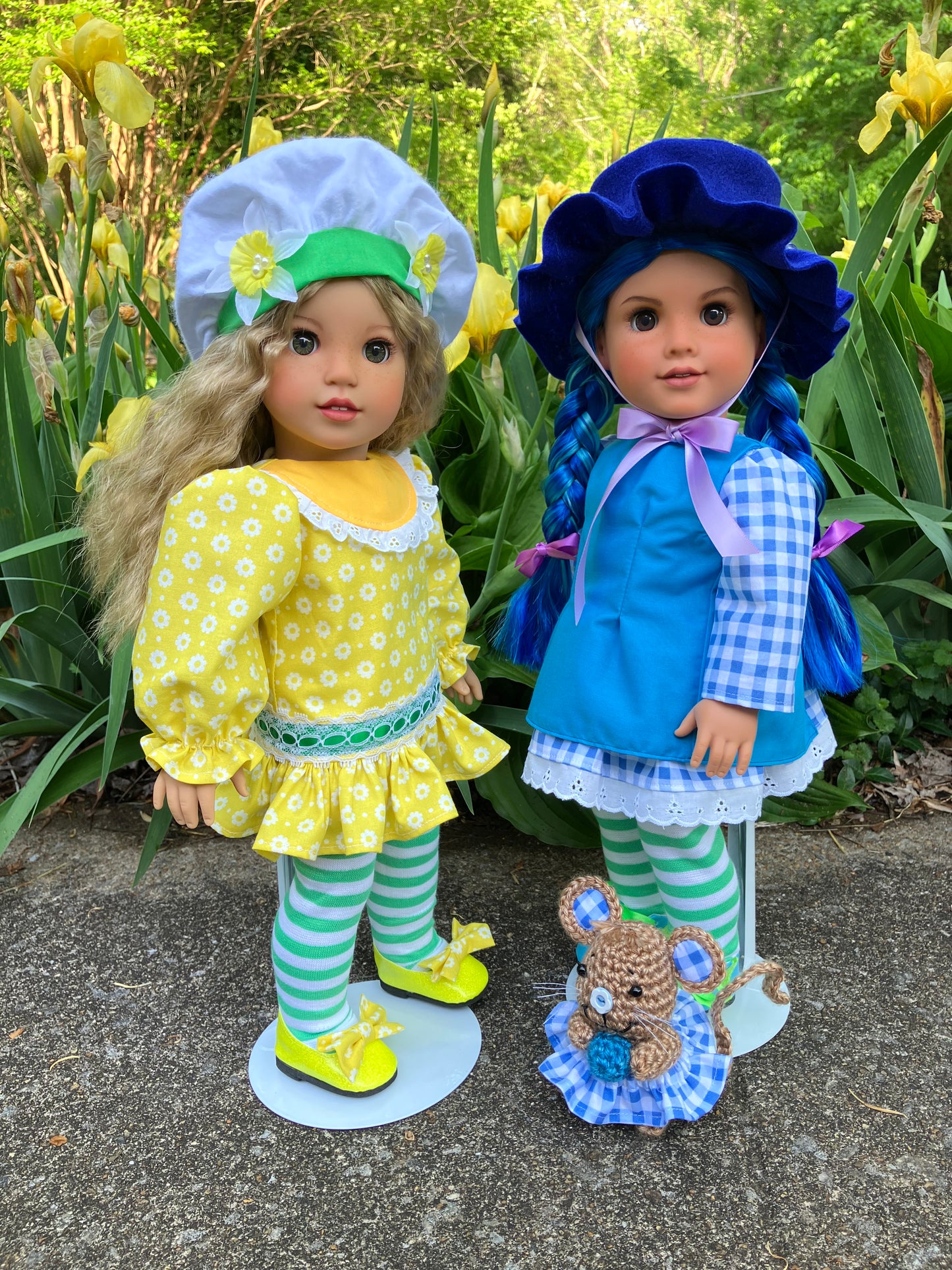 Custom American Girl Doll - Blueberry Muffin & Her Pet Mouse