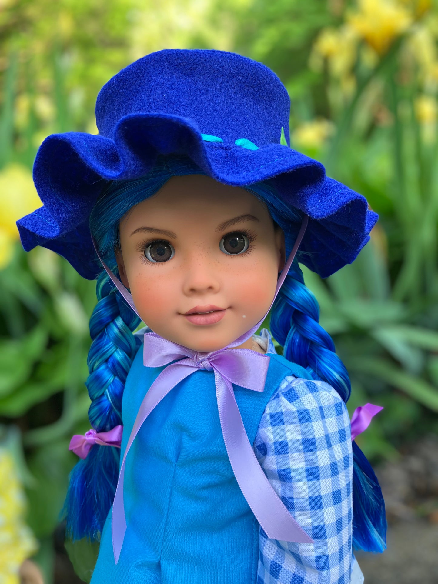 Custom American Girl Doll - Blueberry Muffin & Her Pet Mouse