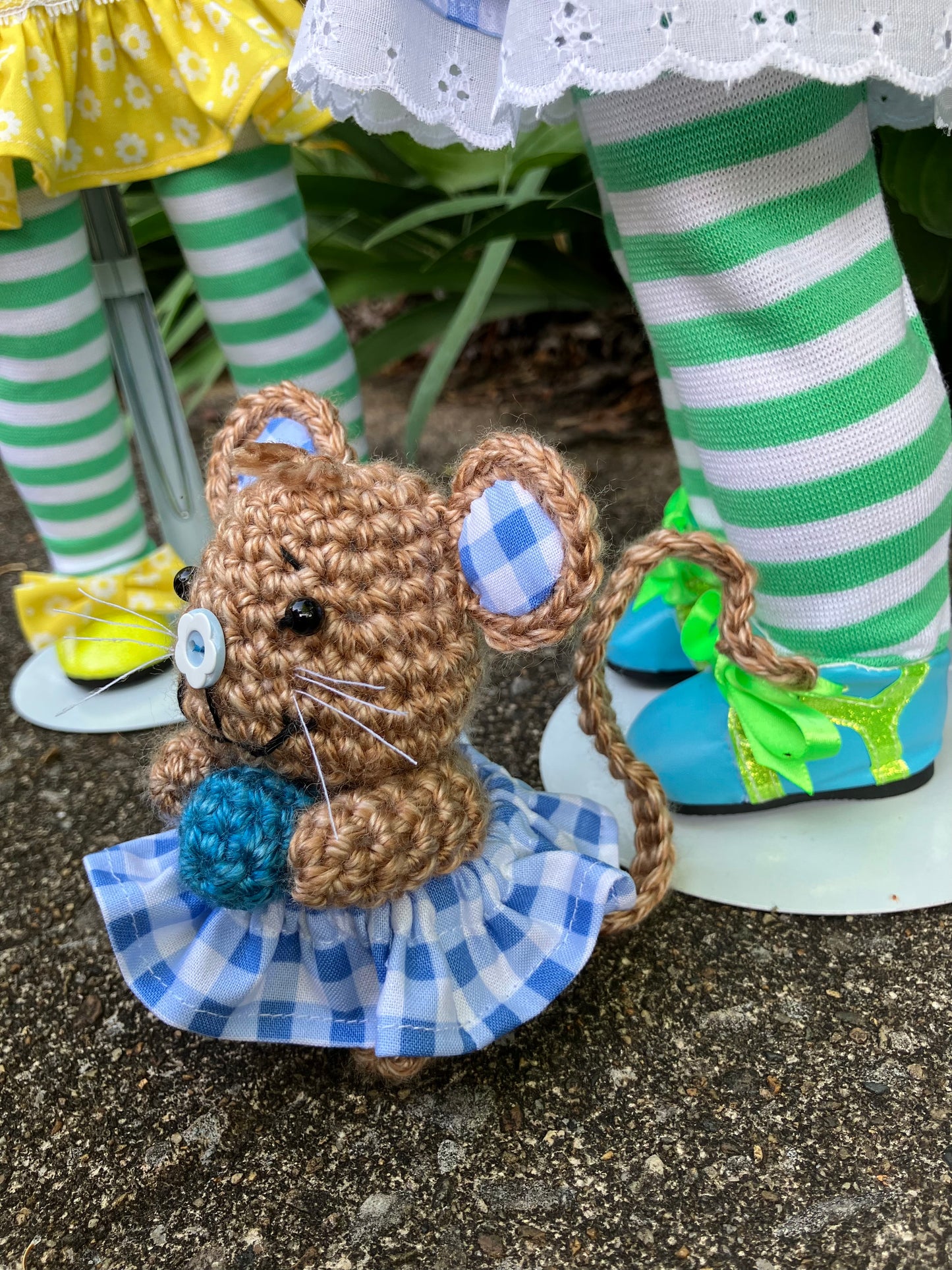 Custom American Girl Doll - Blueberry Muffin & Her Pet Mouse