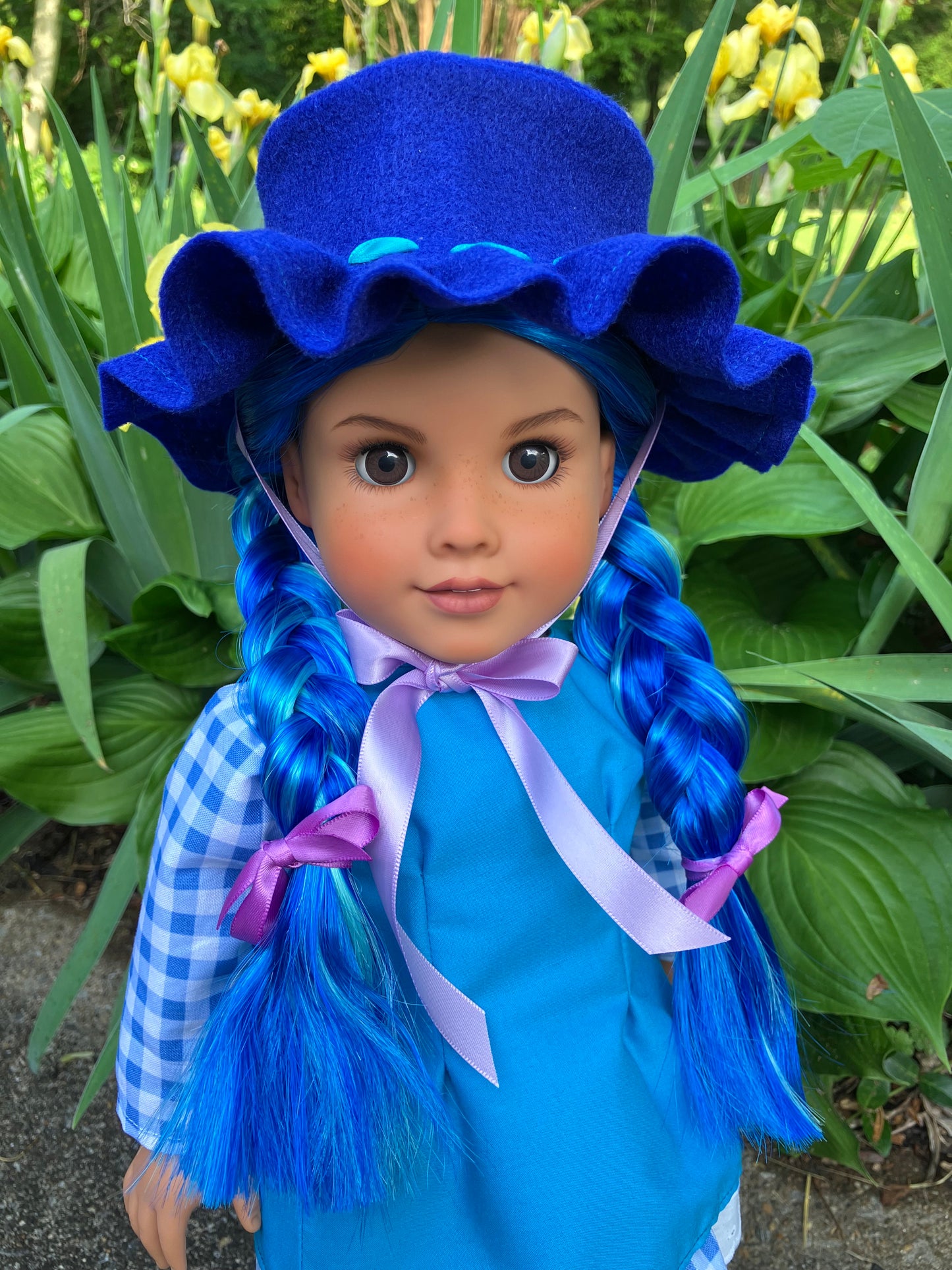 Custom American Girl Doll - Blueberry Muffin & Her Pet Mouse
