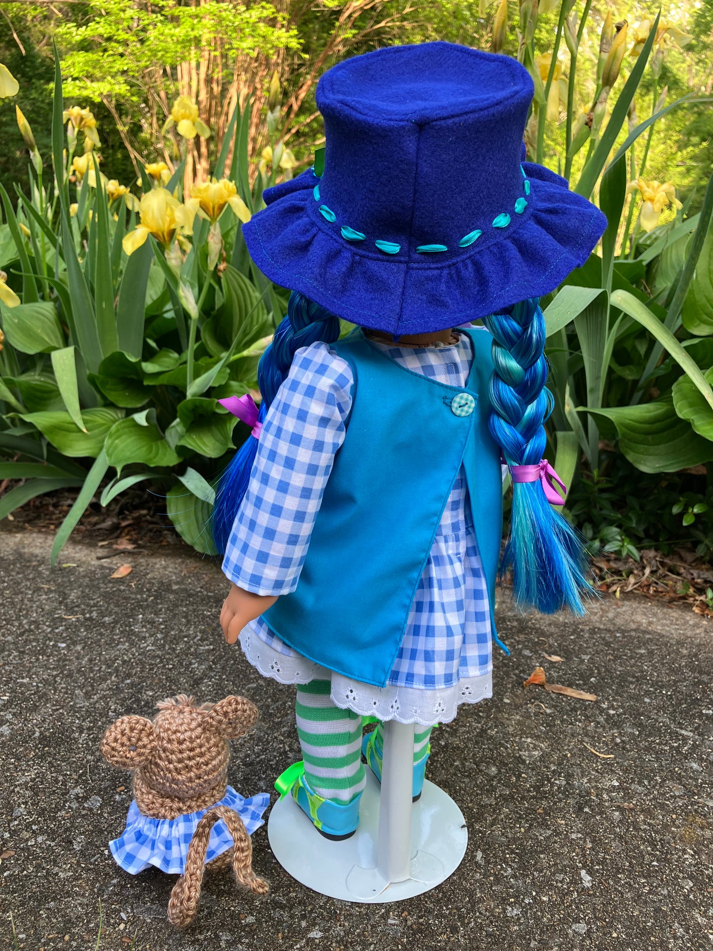 Custom American Girl Doll - Blueberry Muffin & Her Pet Mouse