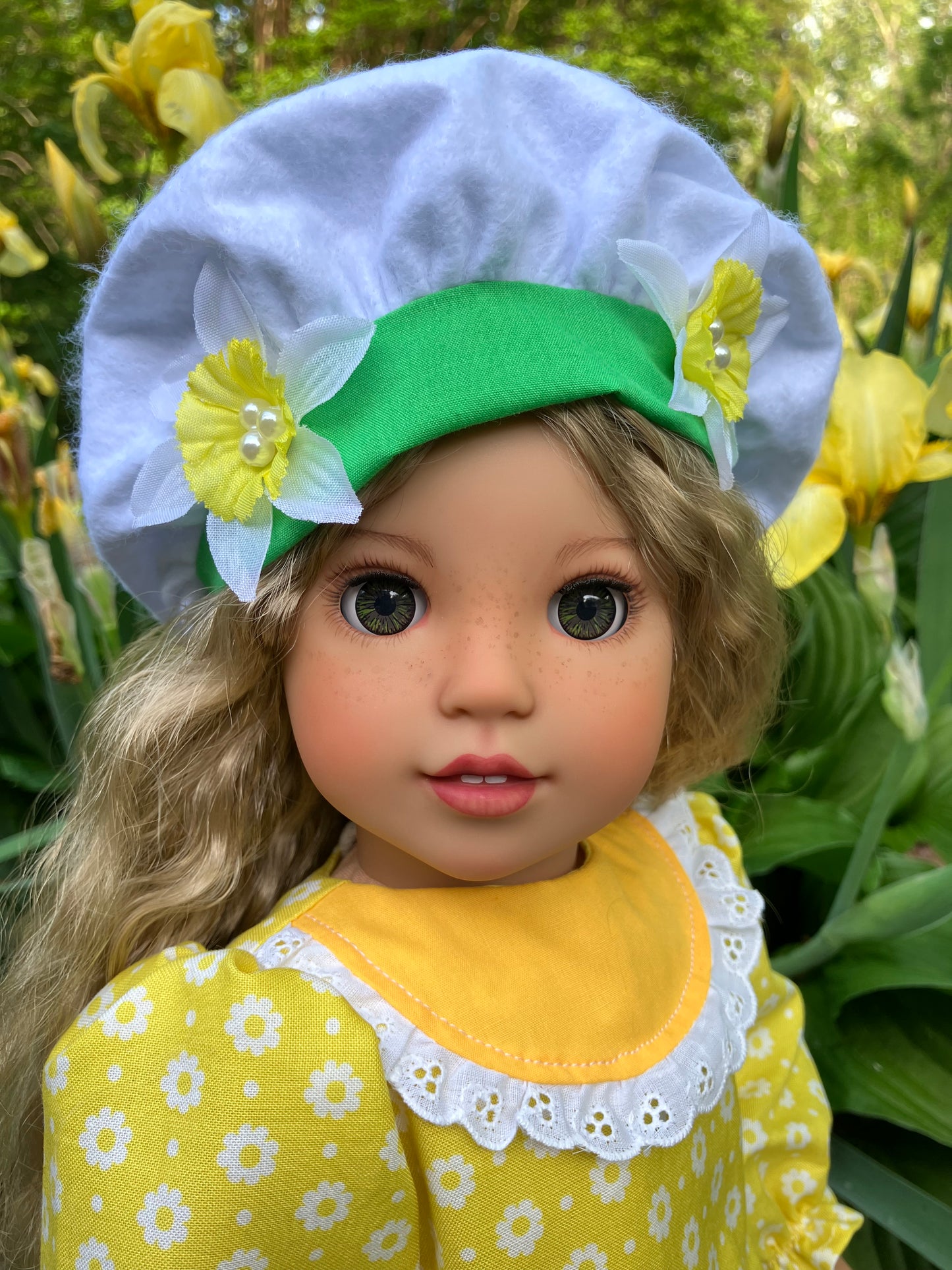 Custom American Girl Doll - Lemon Meringue & Her Pet Frog