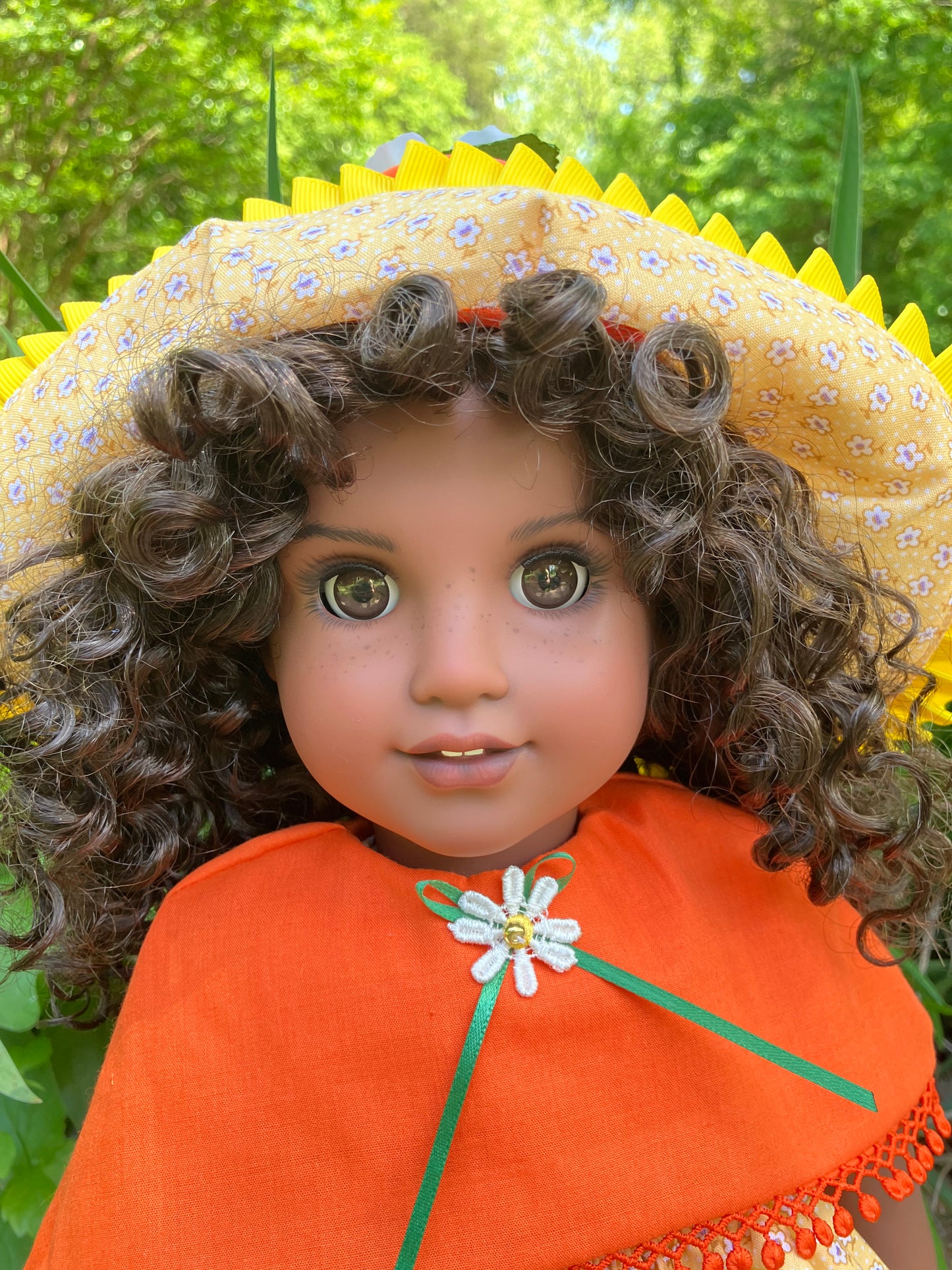 Custom American Girl Doll - Orange Blossom & Marmalade the Butterfly