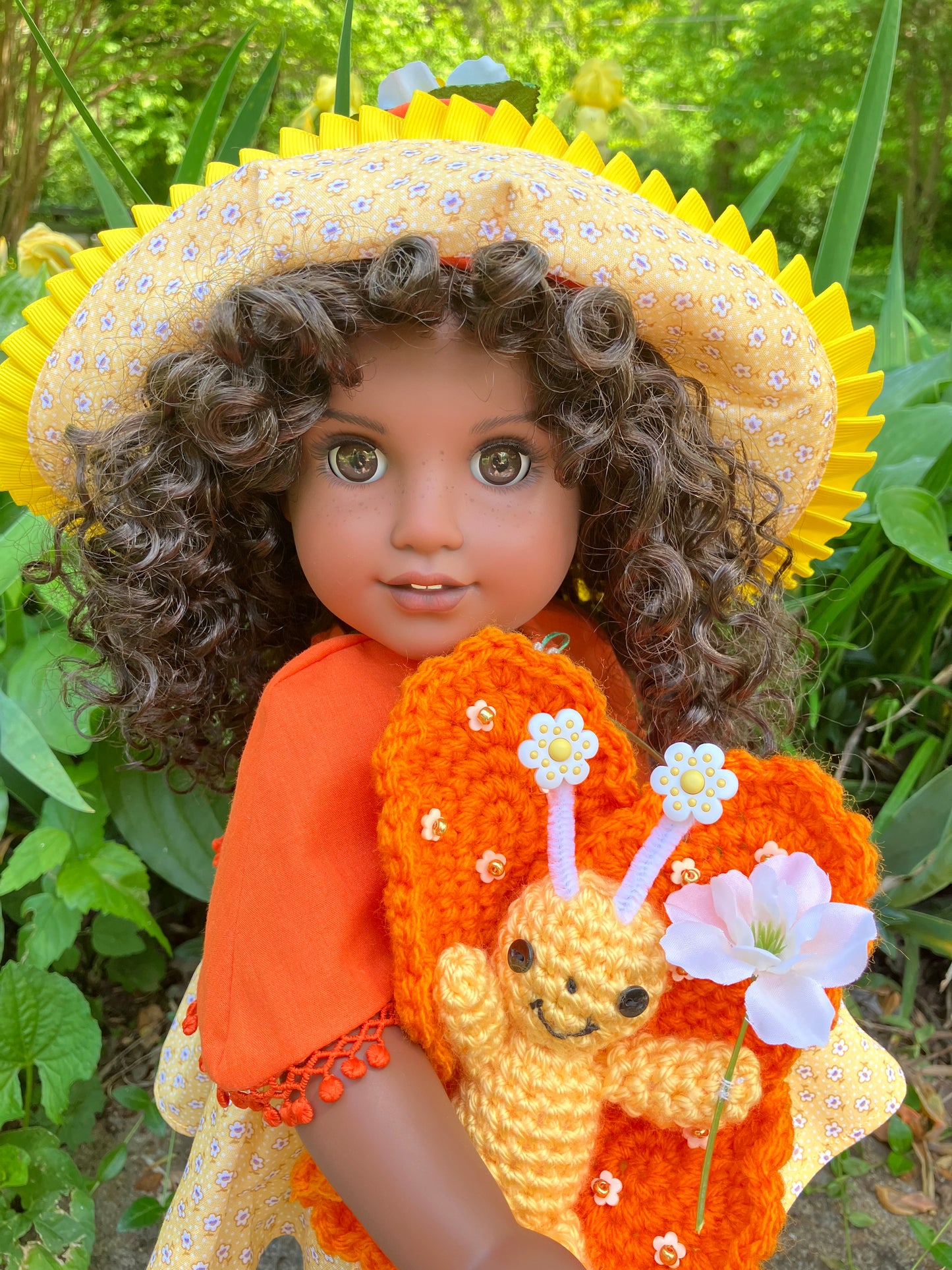 Custom American Girl Doll - Orange Blossom & Marmalade the Butterfly