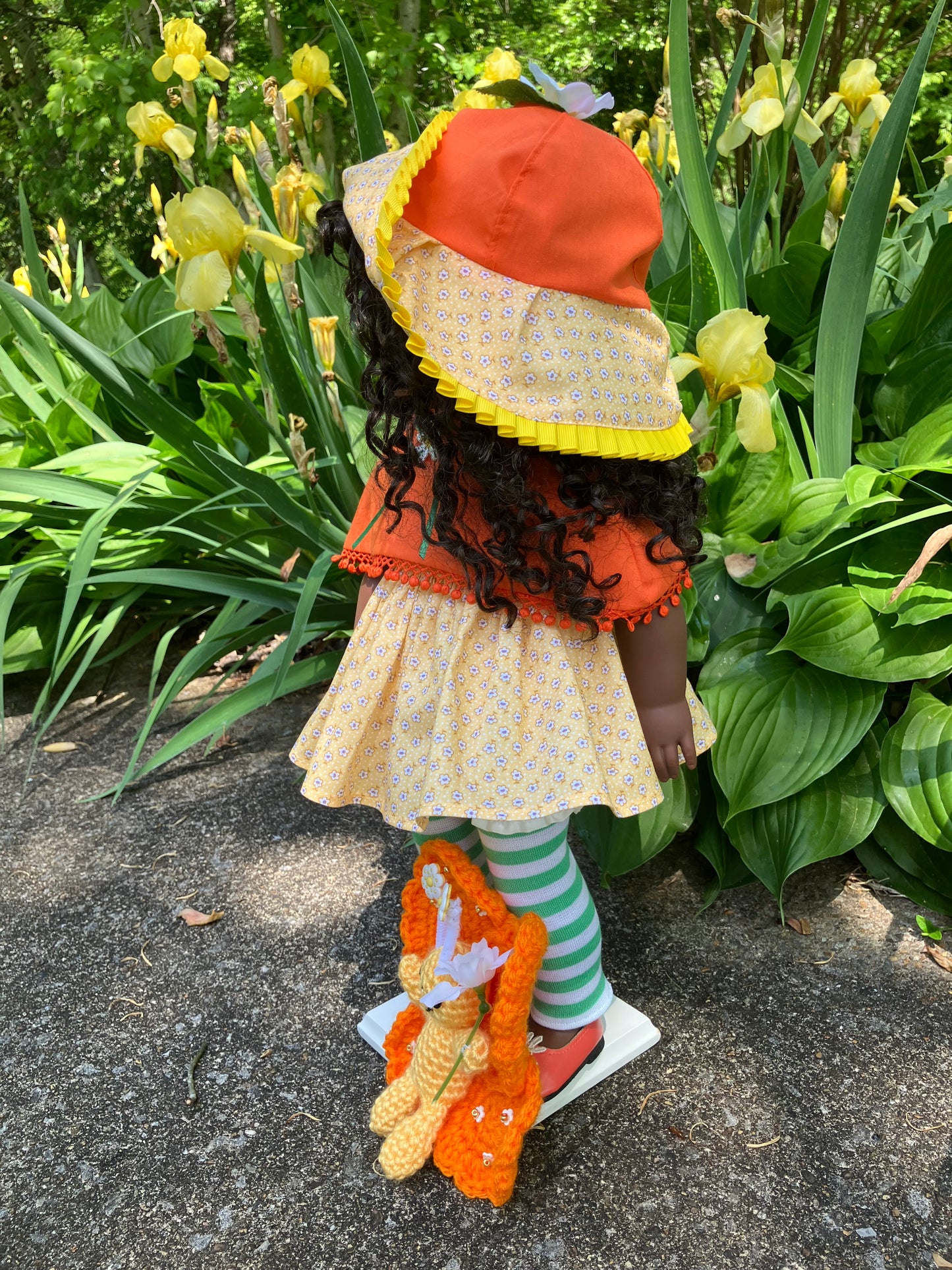 Custom American Girl Doll - Orange Blossom & Marmalade the Butterfly