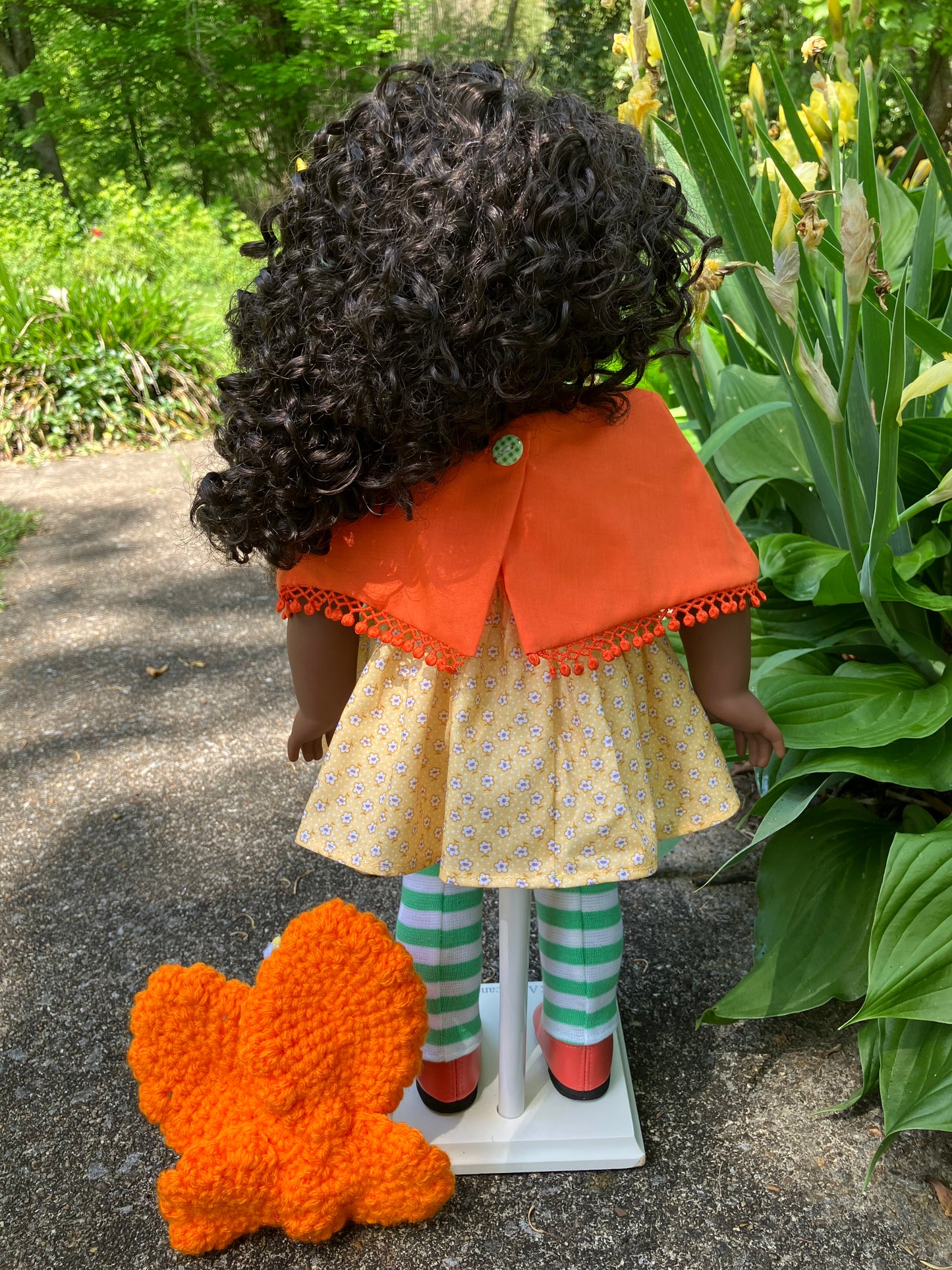 Custom American Girl Doll - Orange Blossom & Marmalade the Butterfly