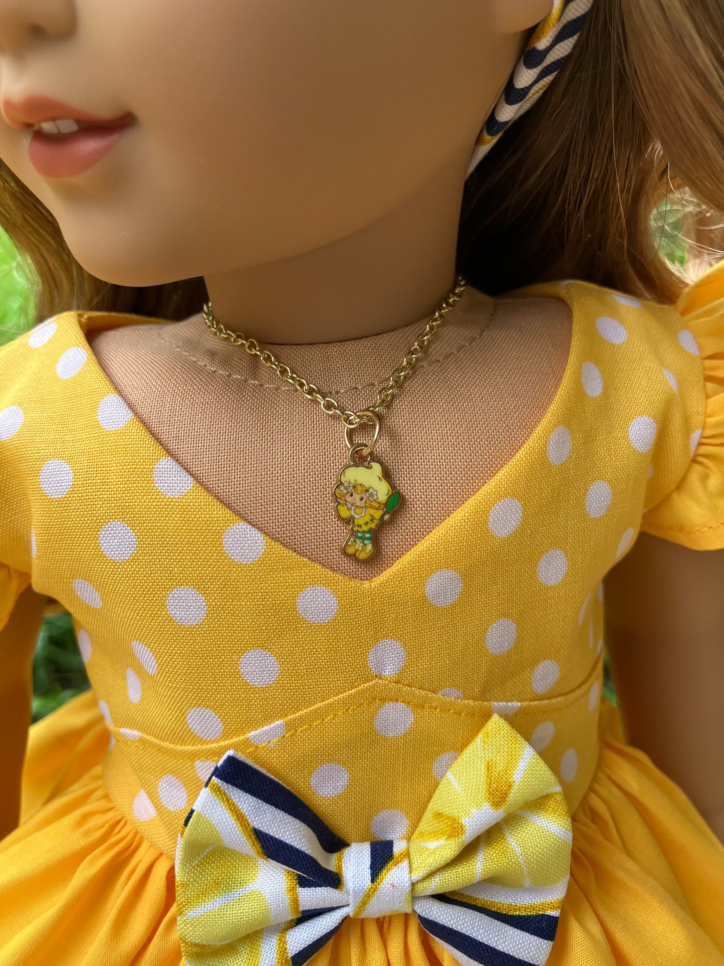 Lemon Meringue Outfit for 18 Inch Doll