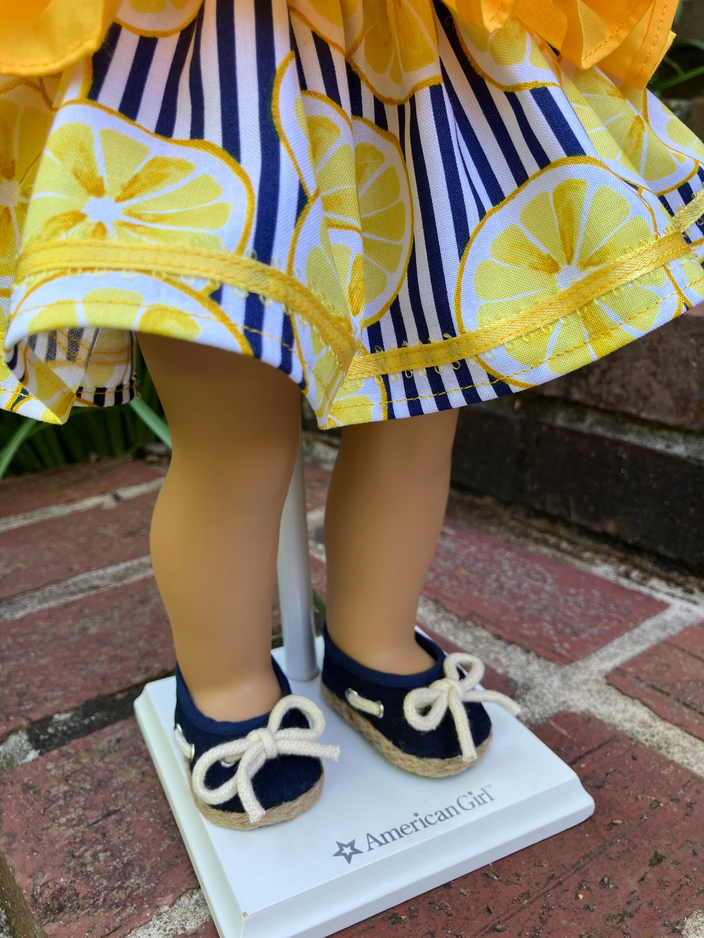 Lemon Meringue Outfit for 18 Inch Doll