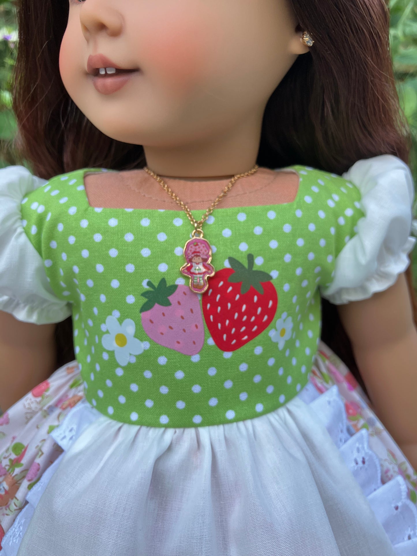 Strawberry Shortcake Outfit for 18 Inch American Girl Doll