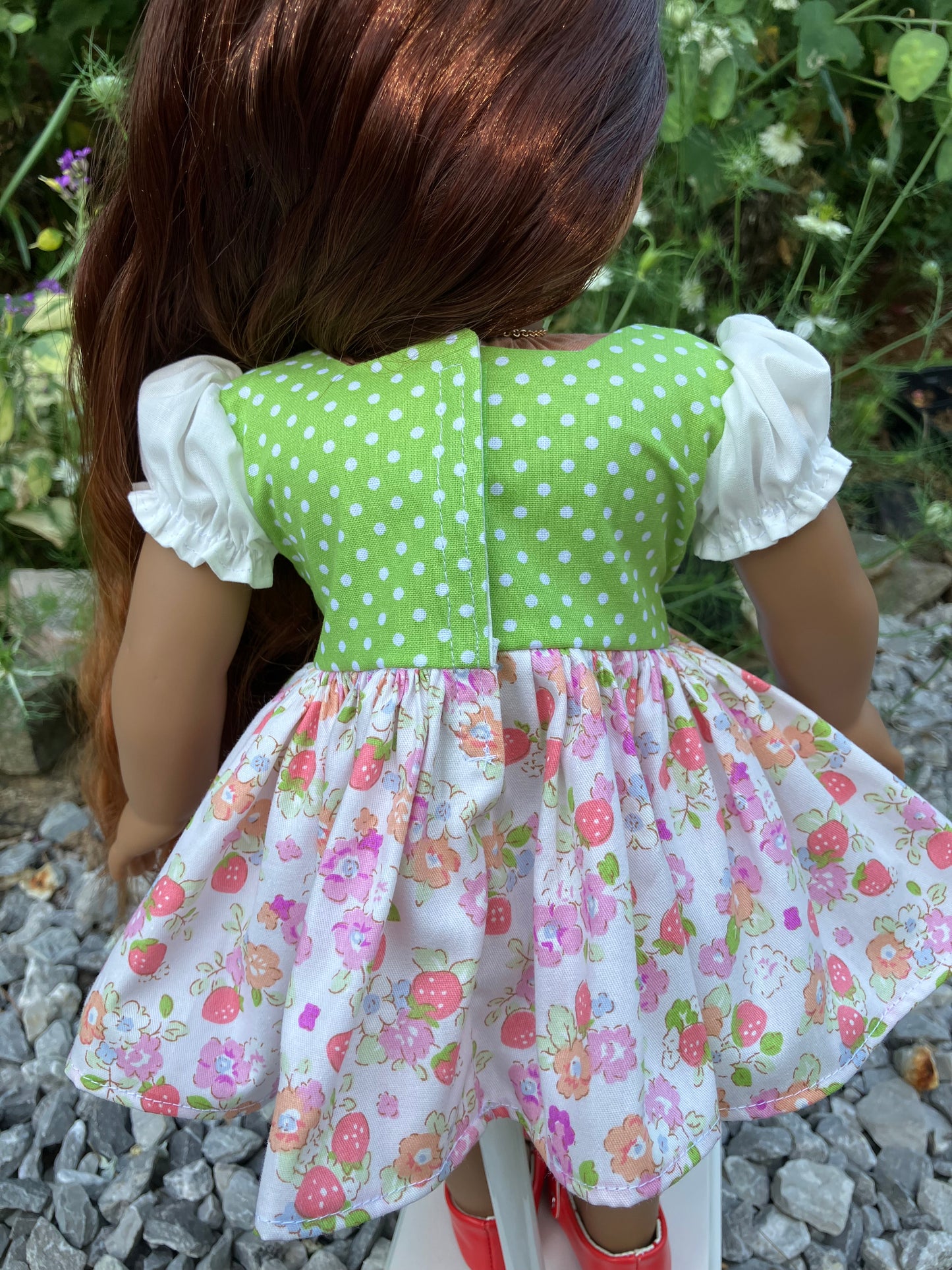 Strawberry Shortcake Outfit for 18 Inch American Girl Doll