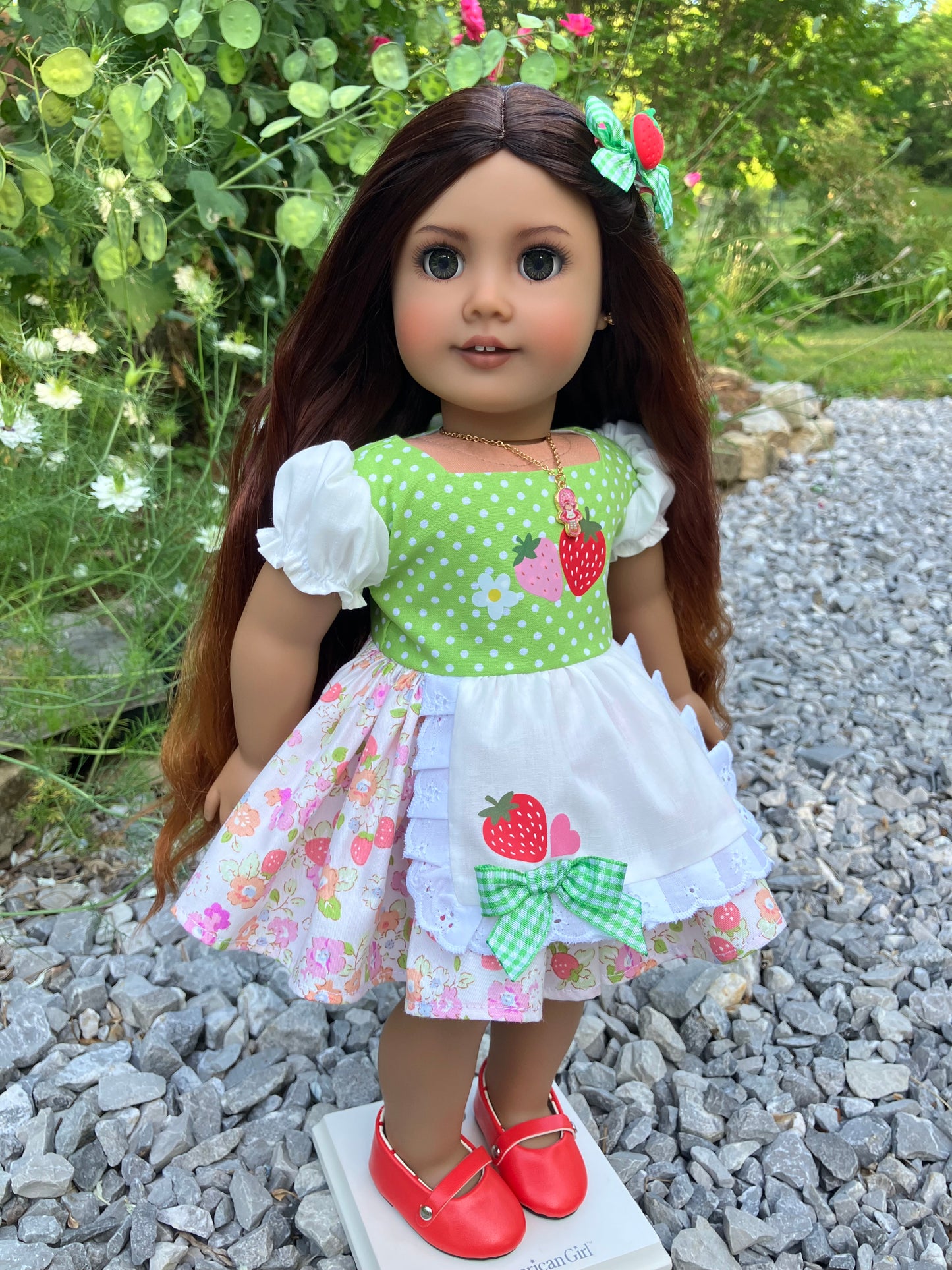 Strawberry Shortcake Outfit for 18 Inch American Girl Doll