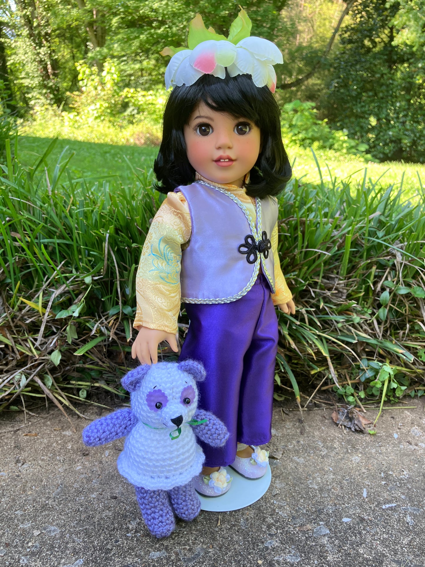 Custom American Girl Doll - Almond Tea & Marza Panda