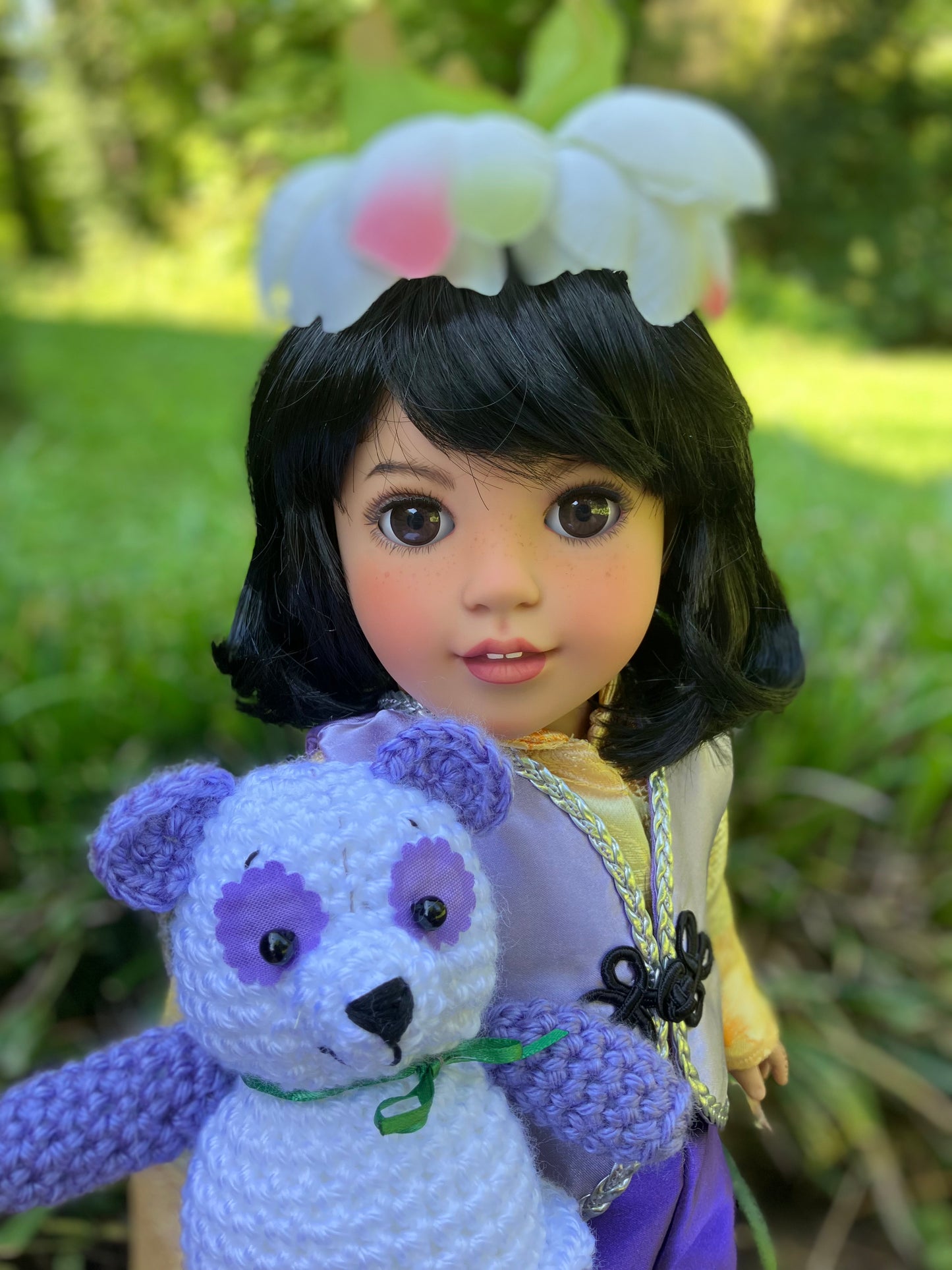 Custom American Girl Doll - Almond Tea & Marza Panda