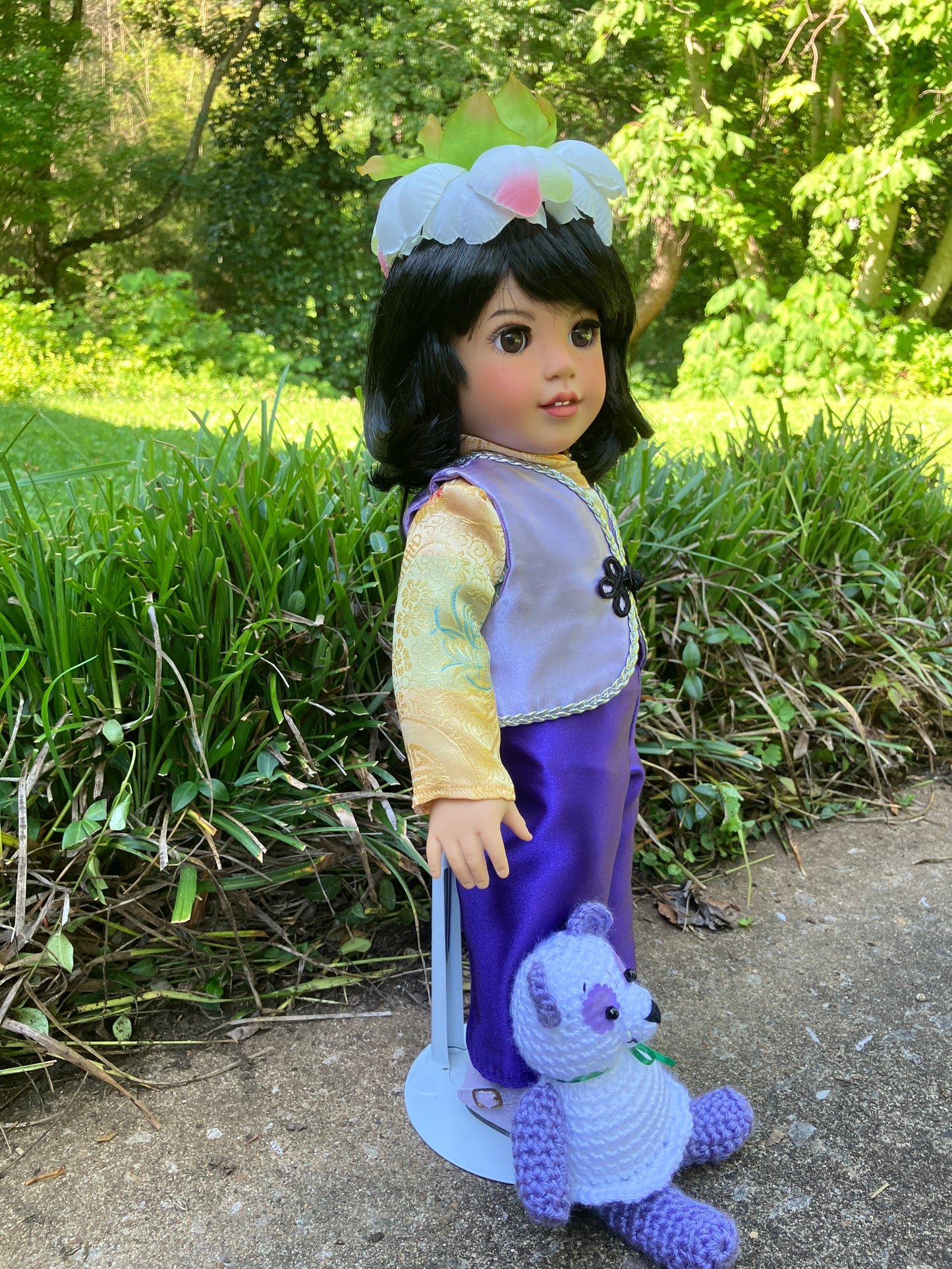 Custom American Girl Doll - Almond Tea & Marza Panda