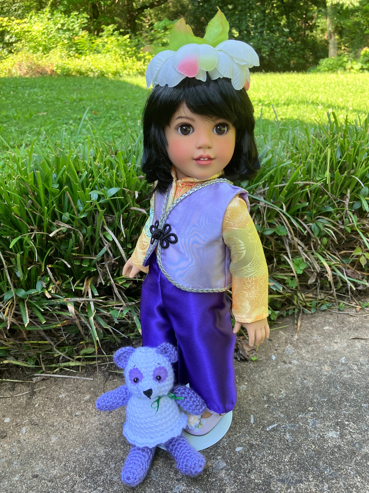 Custom American Girl Doll - Almond Tea & Marza Panda