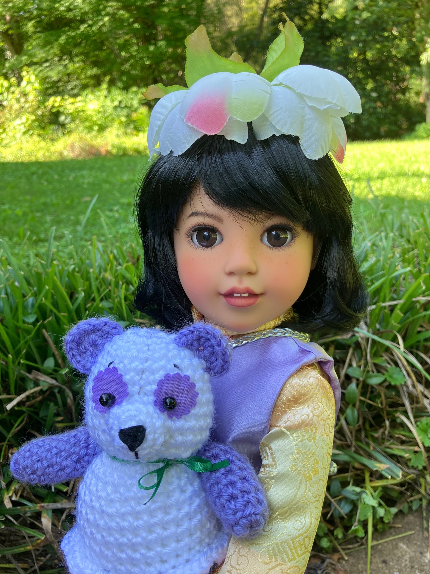 Custom American Girl Doll - Almond Tea & Marza Panda
