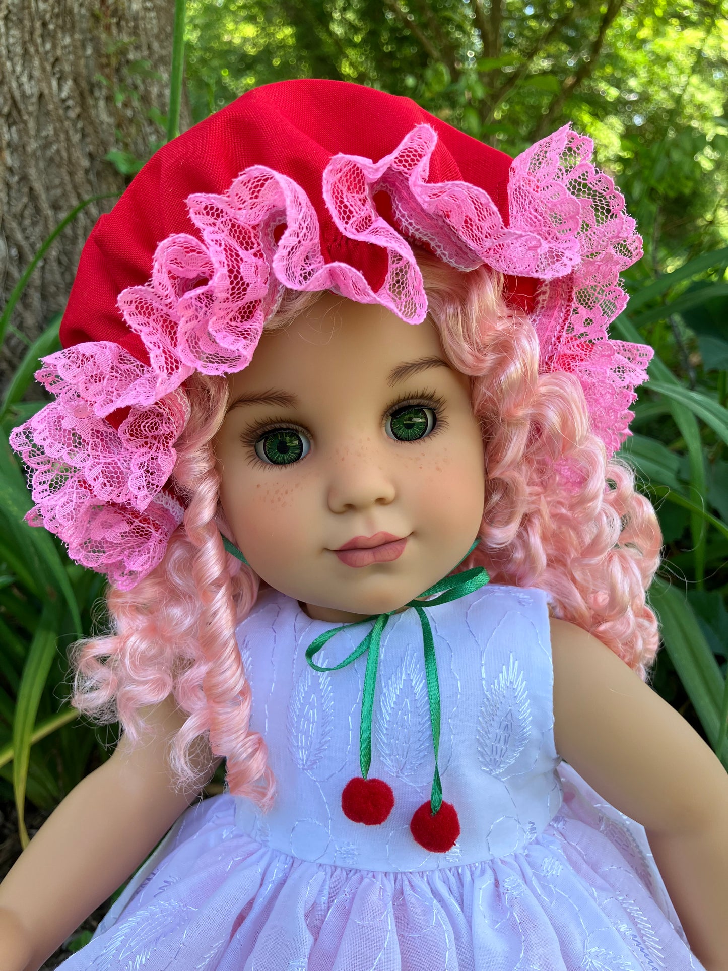 Custom American Girl Doll - Cherry Cuddler & Gooseberry Goose