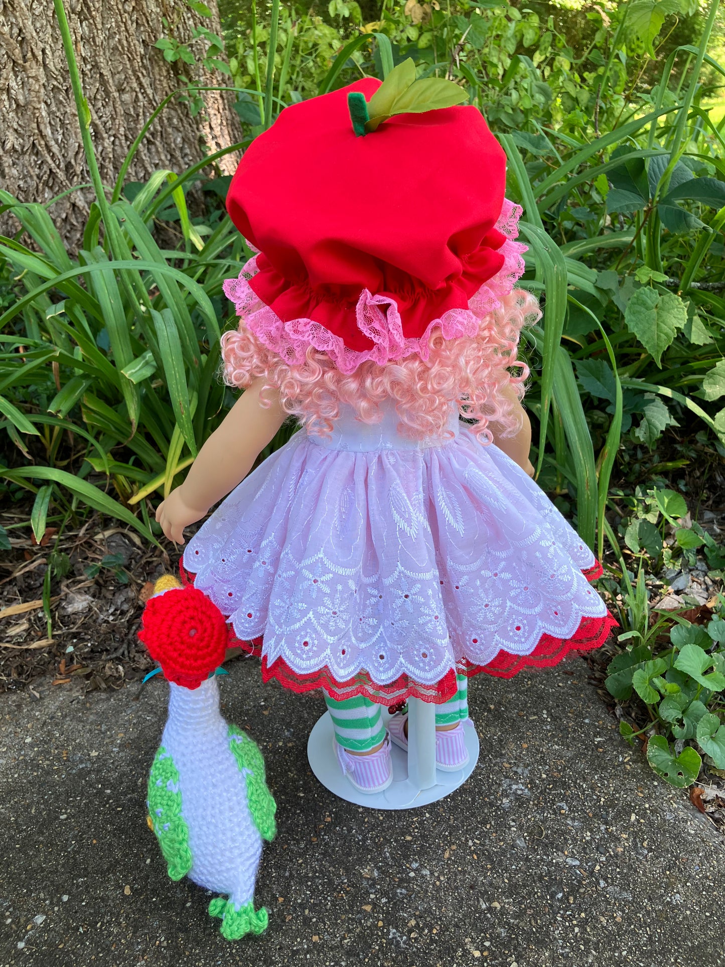 Custom American Girl Doll - Cherry Cuddler & Gooseberry Goose