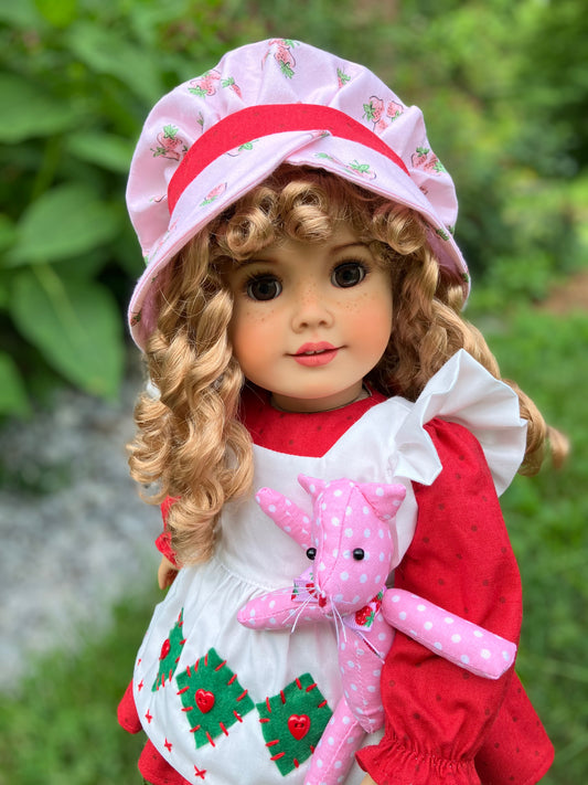 Custom American Girl Doll - Strawberry Shortcake & Her Kitten