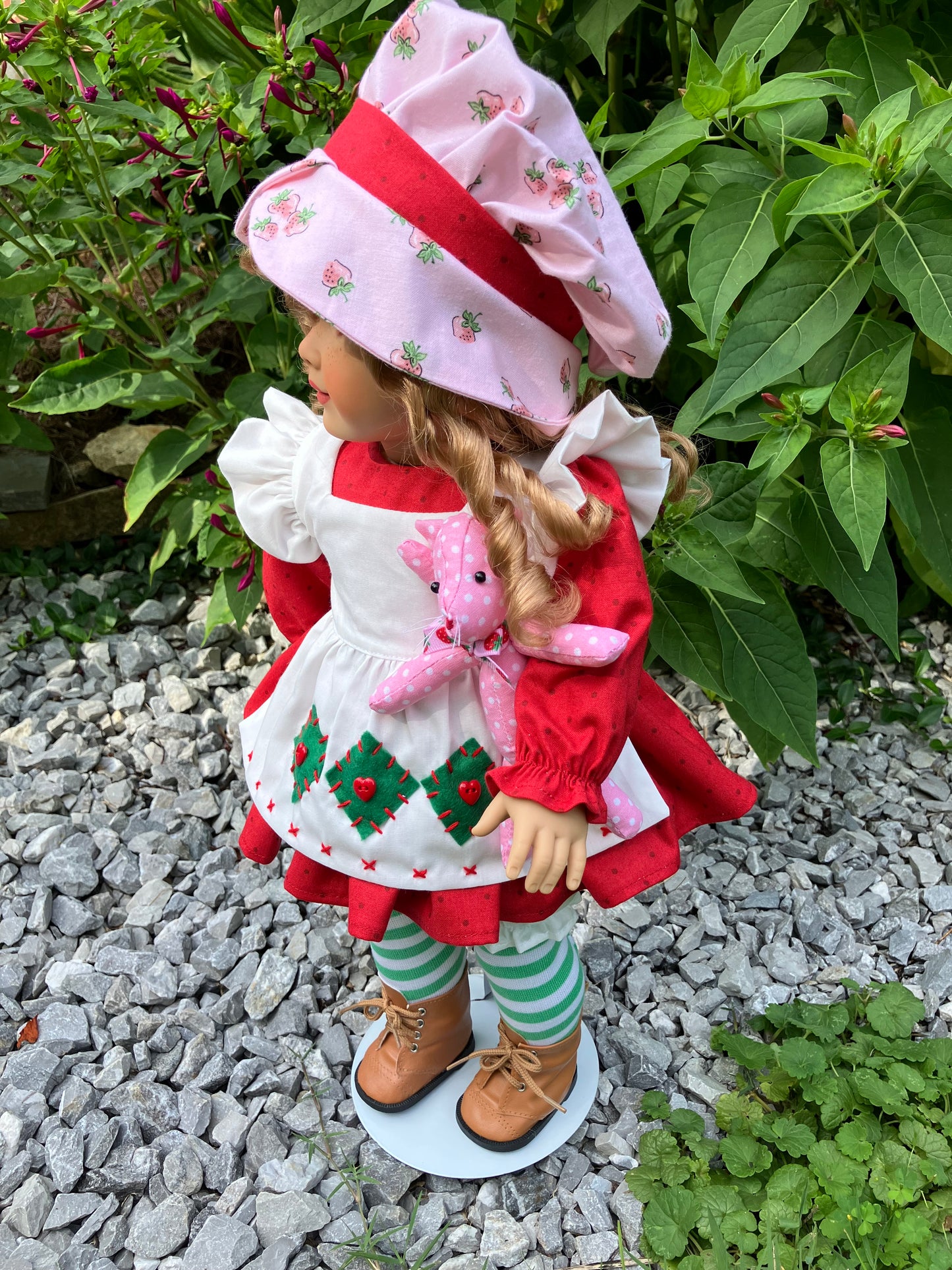 Custom American Girl Doll - Strawberry Shortcake & Her Kitten