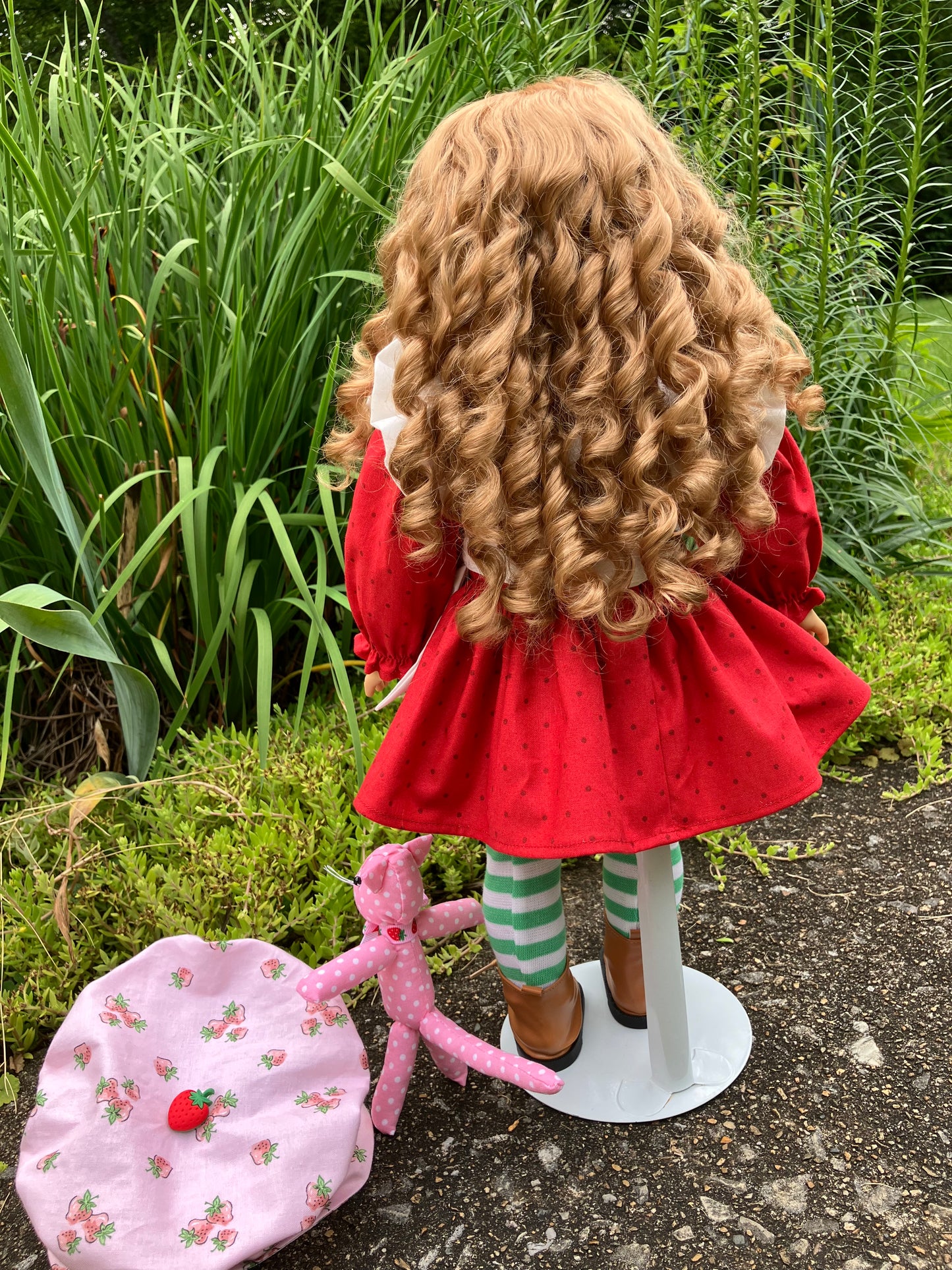 Custom American Girl Doll - Strawberry Shortcake & Her Kitten