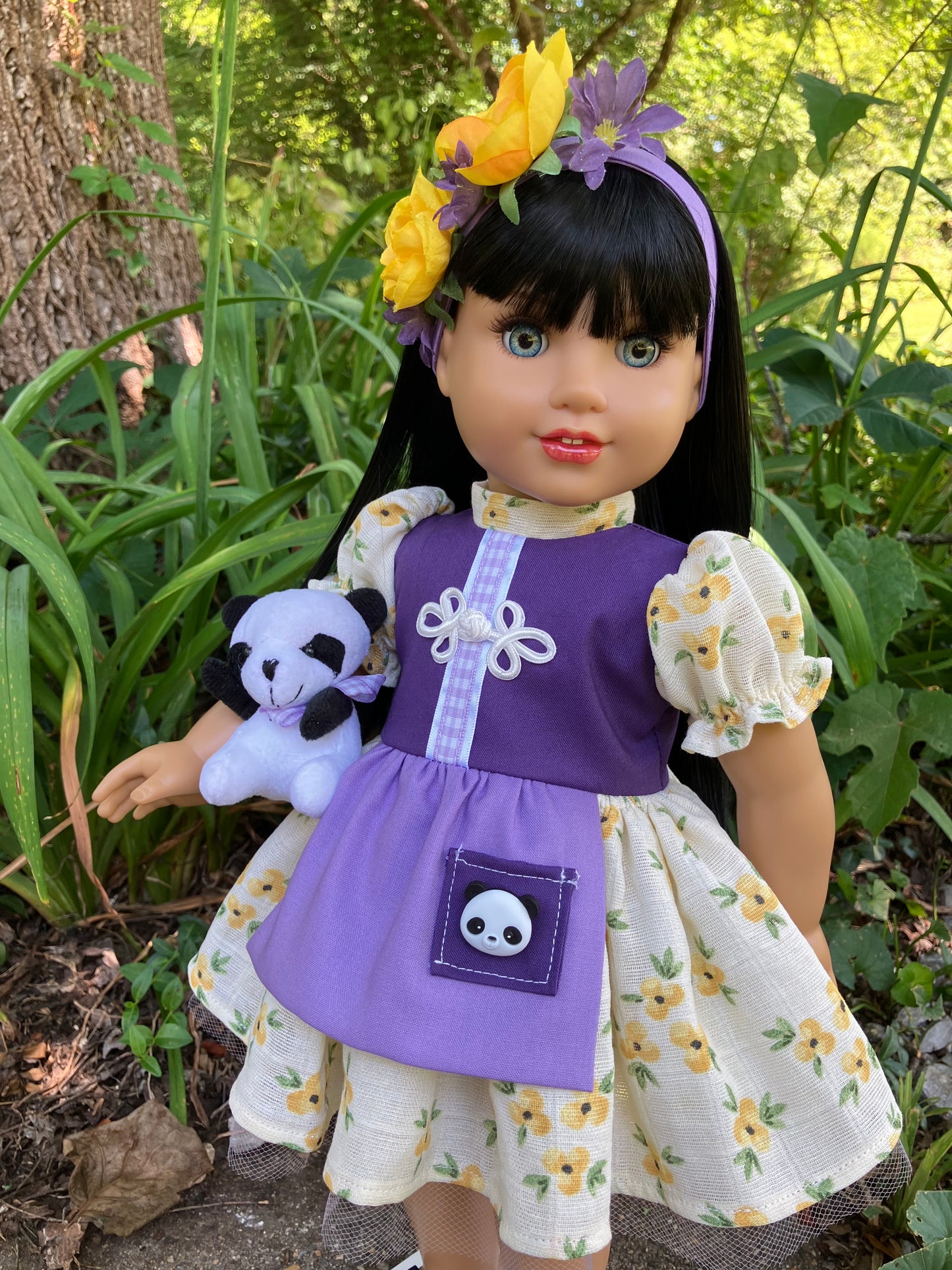 Almond Tea Outfit for 18 Inch American Girl Doll