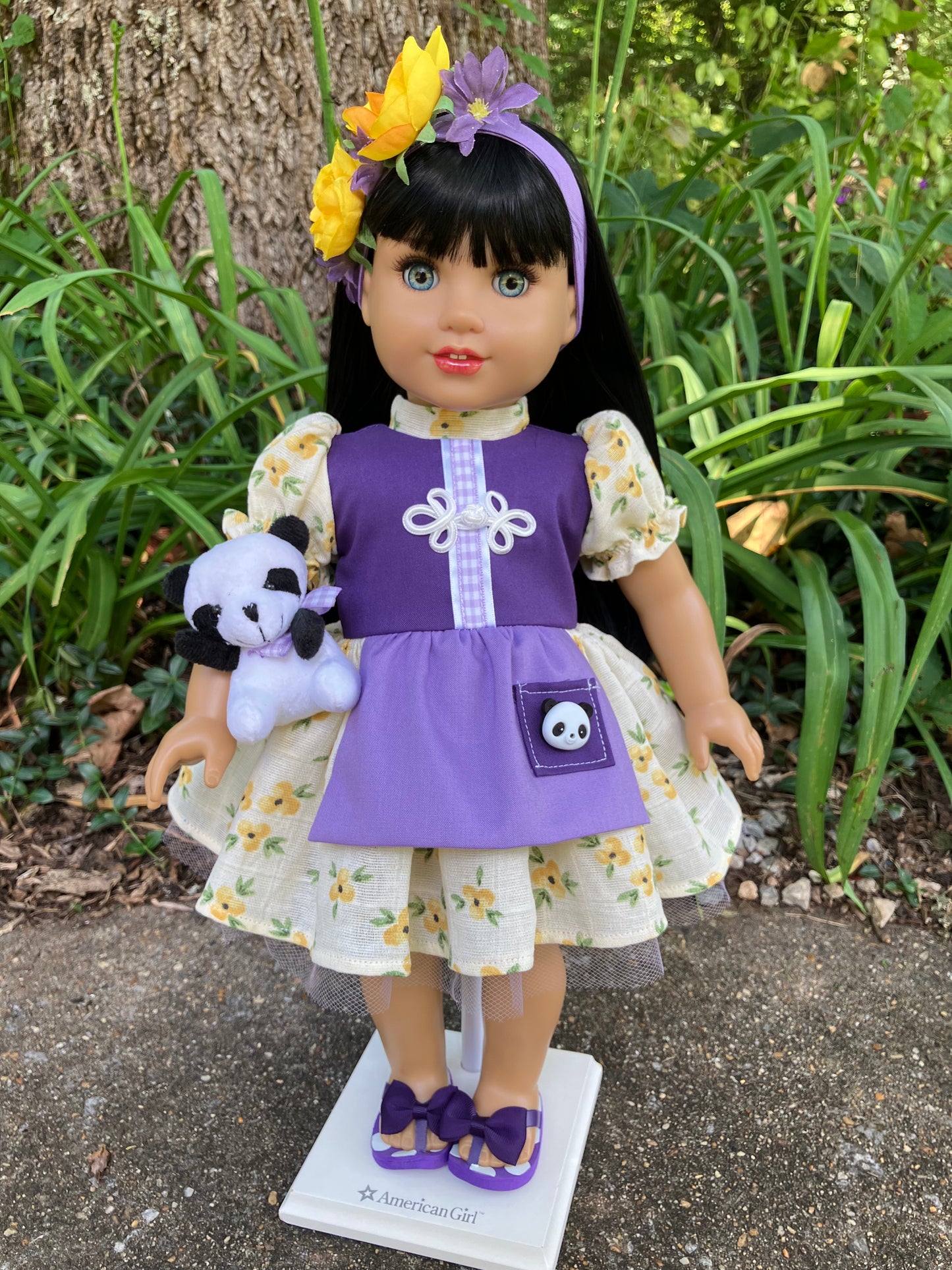 Almond Tea Outfit for 18 Inch American Girl Doll