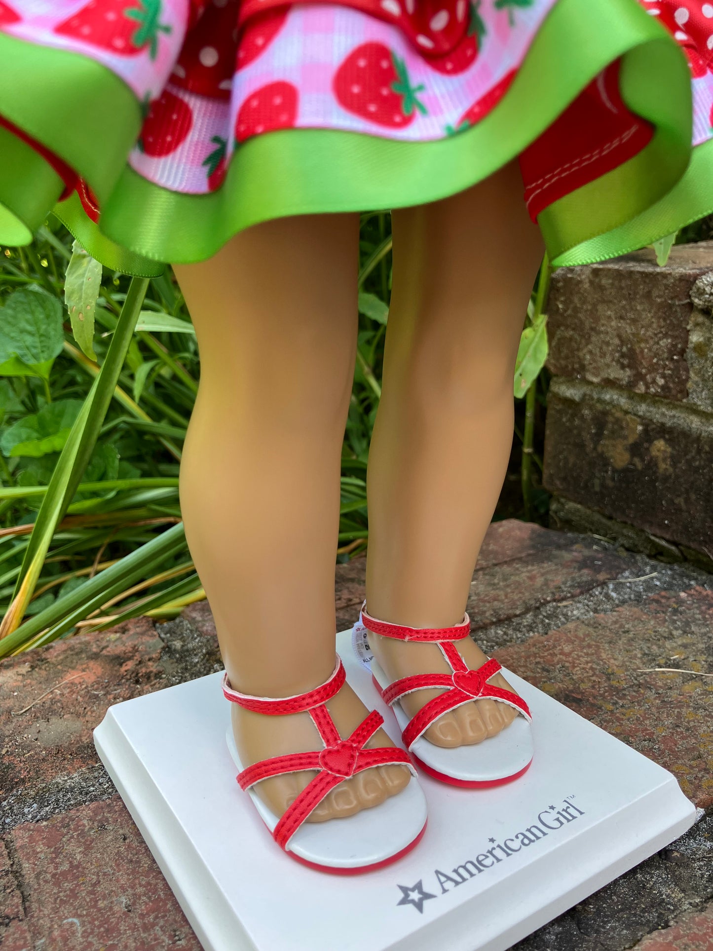 Strawberry Shortcake Outfit for 18 Inch American Girl Doll