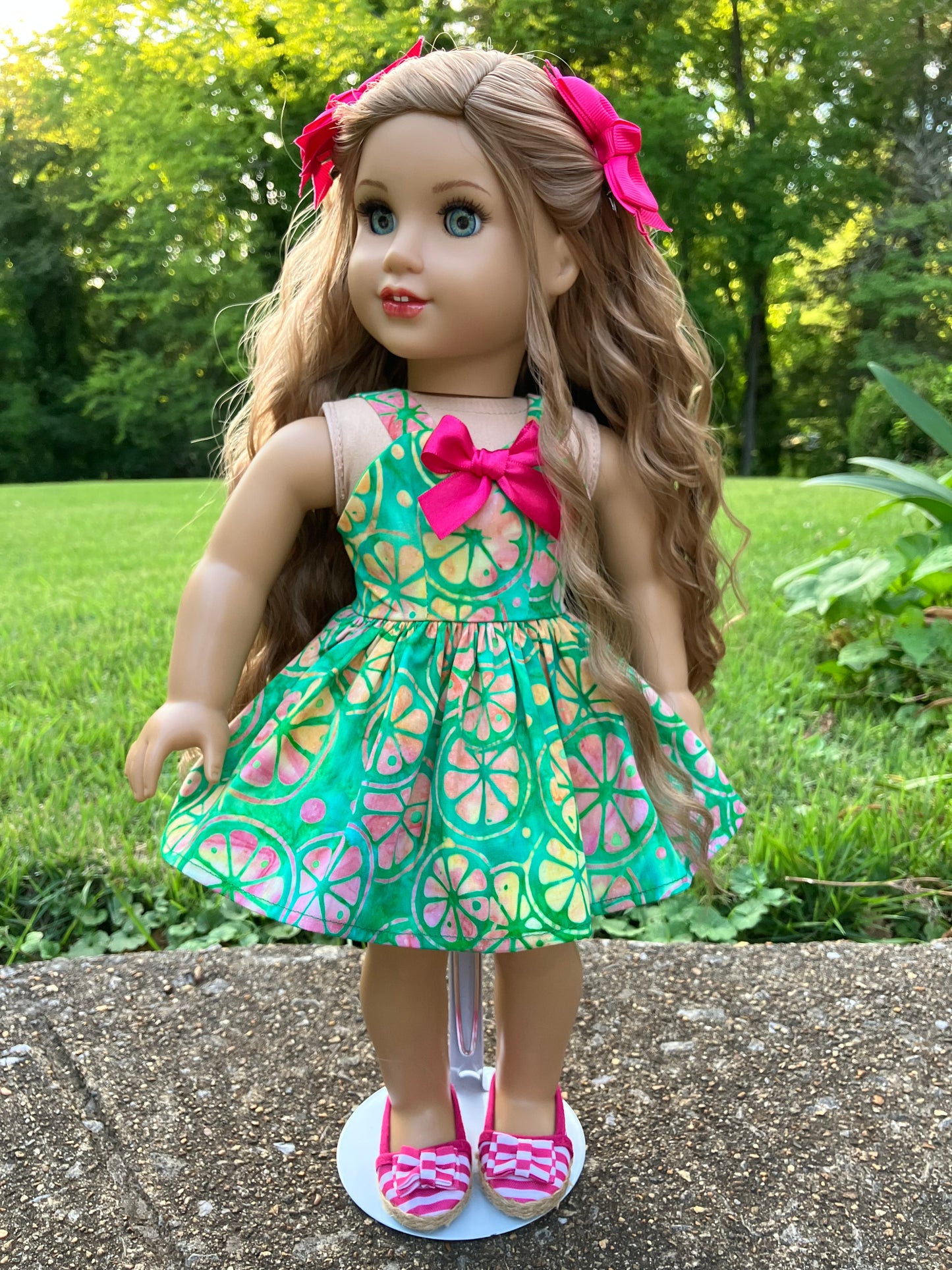 Tropical Summer Outfit for 18 Inch American Girl Doll