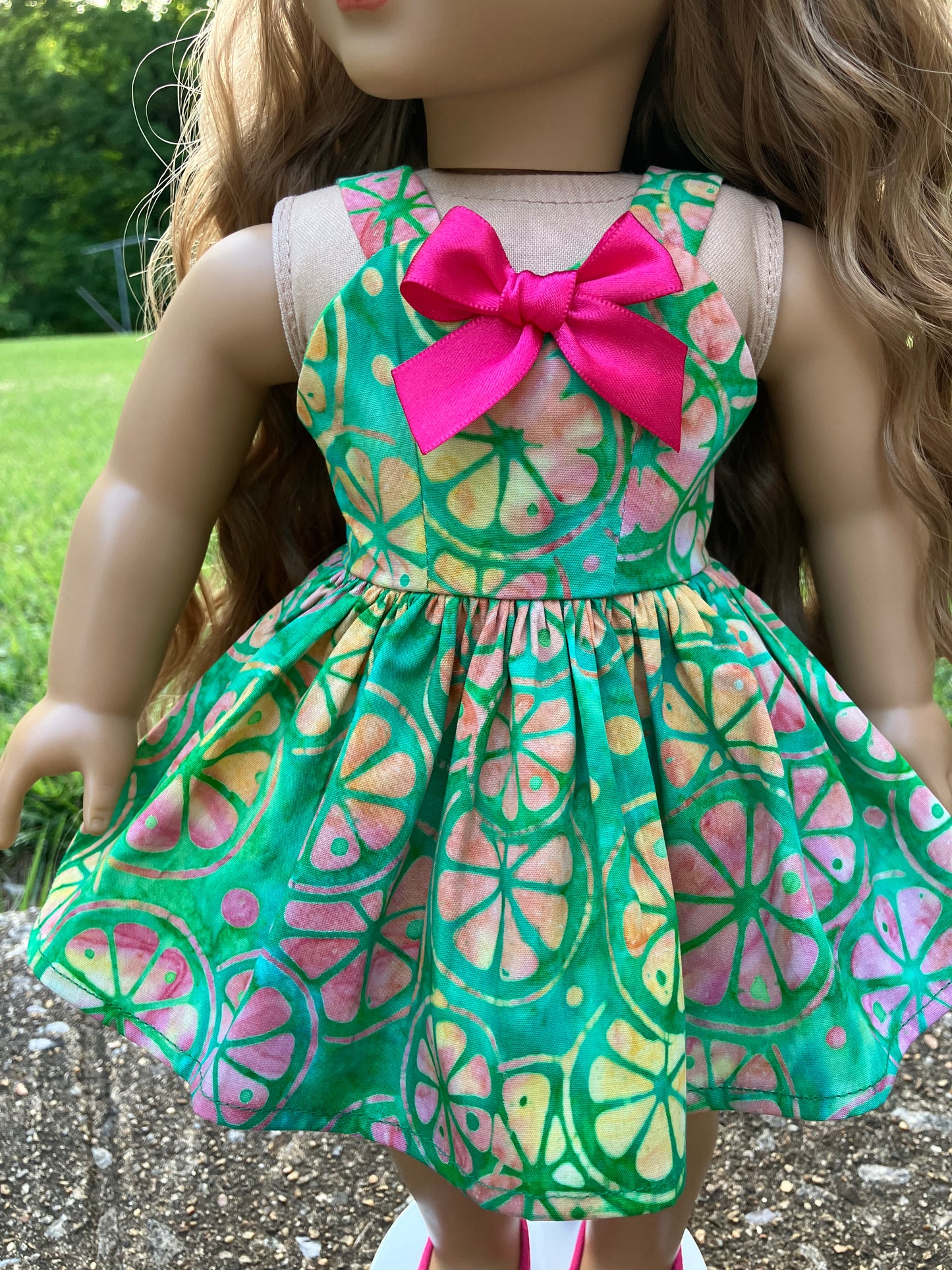 Tropical Summer Outfit for 18 Inch American Girl Doll